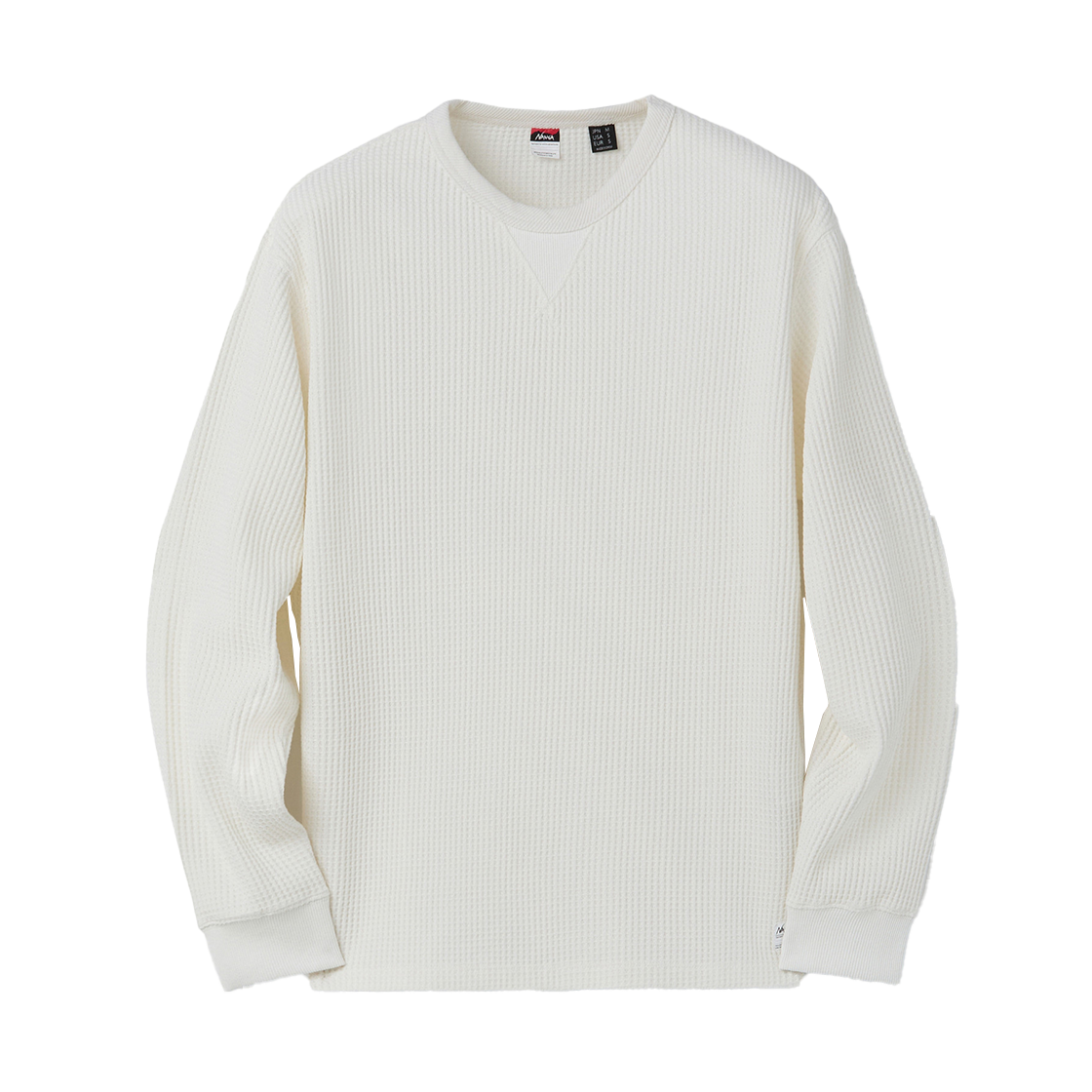 SVTAW25801WHX Series Nanga Eco Hybrid Waffle Ls Tee White