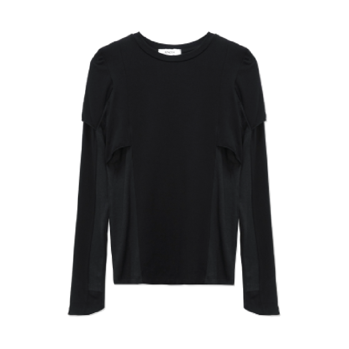 이그노타 코어:13 더블 레이어드 롱슬리브 티셔츠 블랙