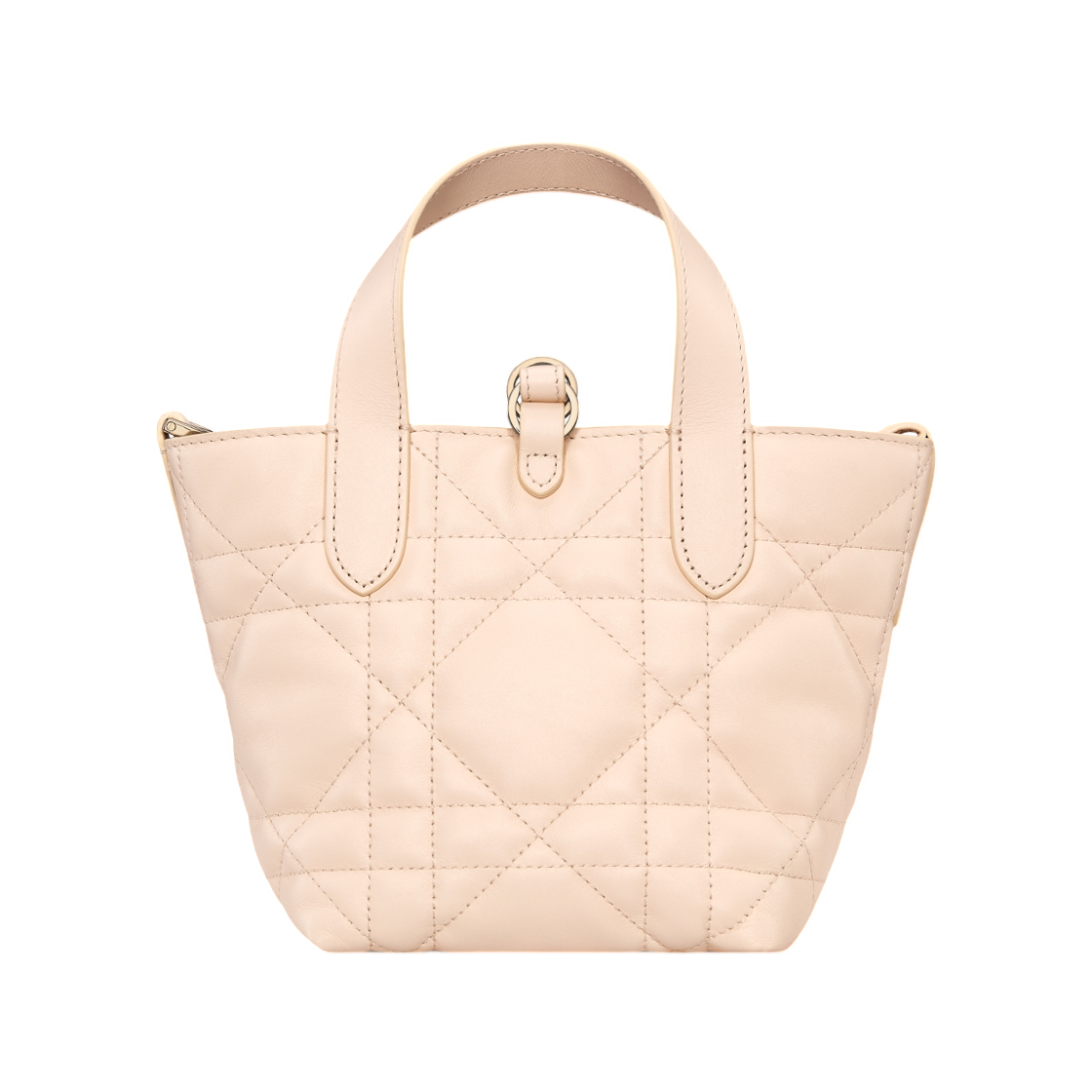 디올 뚜주흐 버티컬 나노 토트백 샌드스톤 매크로까나쥬 카프스킨 샌드스톤 핑크(Dior Toujours Vertical Nano Tote Bag Sandstone Macrocannage Calfskin Sandstone Pink) - 3
