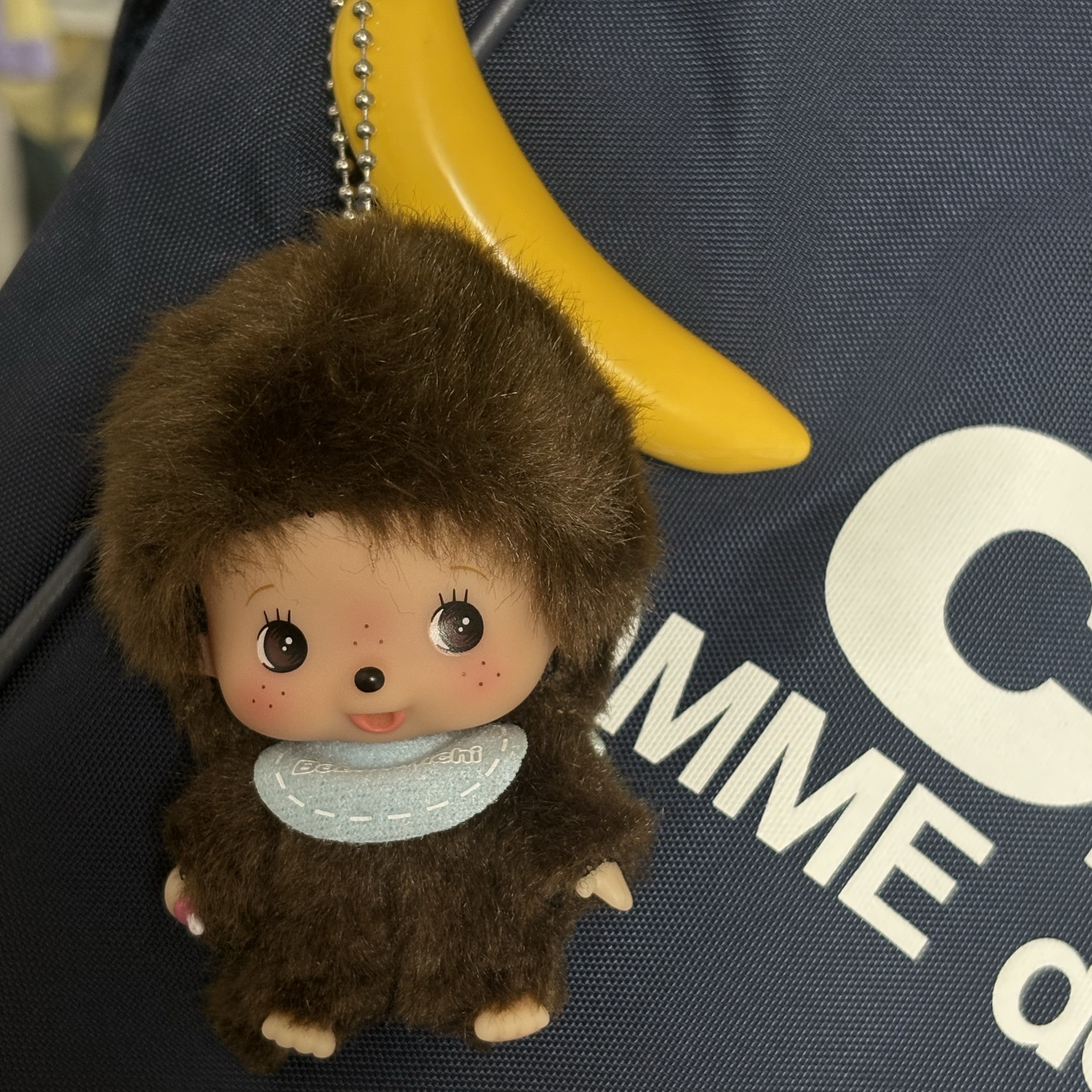 Monchhichi Big Head Bebichhichi SS Keychain Boy 착용 스타일 - 1