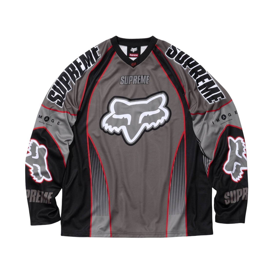 슈프림 x 폭스 레이싱 DMX 저지 블랙 - 25FW(Supreme x Fox Racing DMX Jersey Black - 25FW) - 1