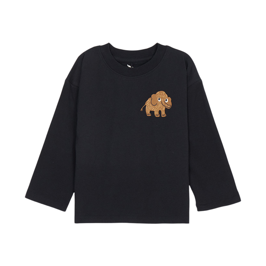 (키즈) 미니로디니 롱슬리브 티셔츠 블랙((Kids) Mini Rodini Long Sleeve T-Shirt Black)