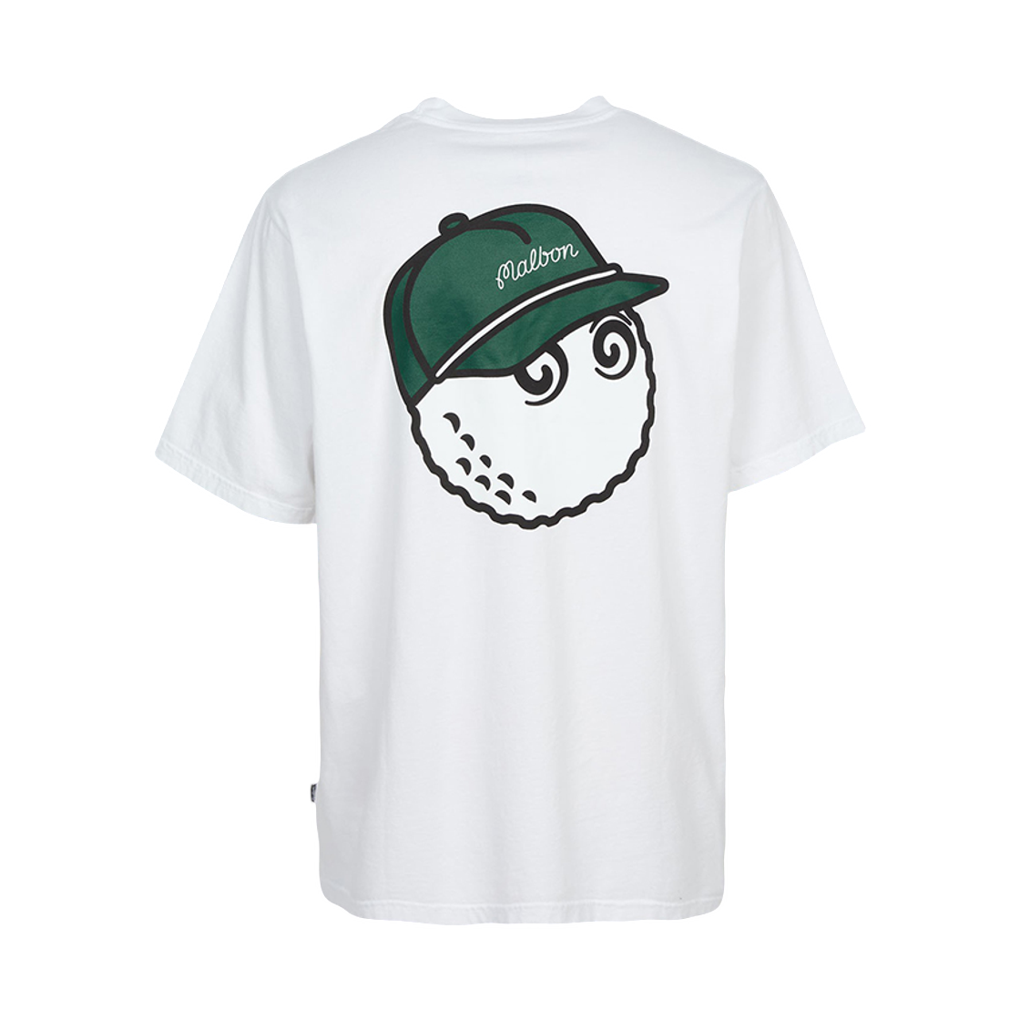 말본골프 숏슬리브 티셔츠 화이트(Malbon Golf Short Sleeve T-Shirt White)