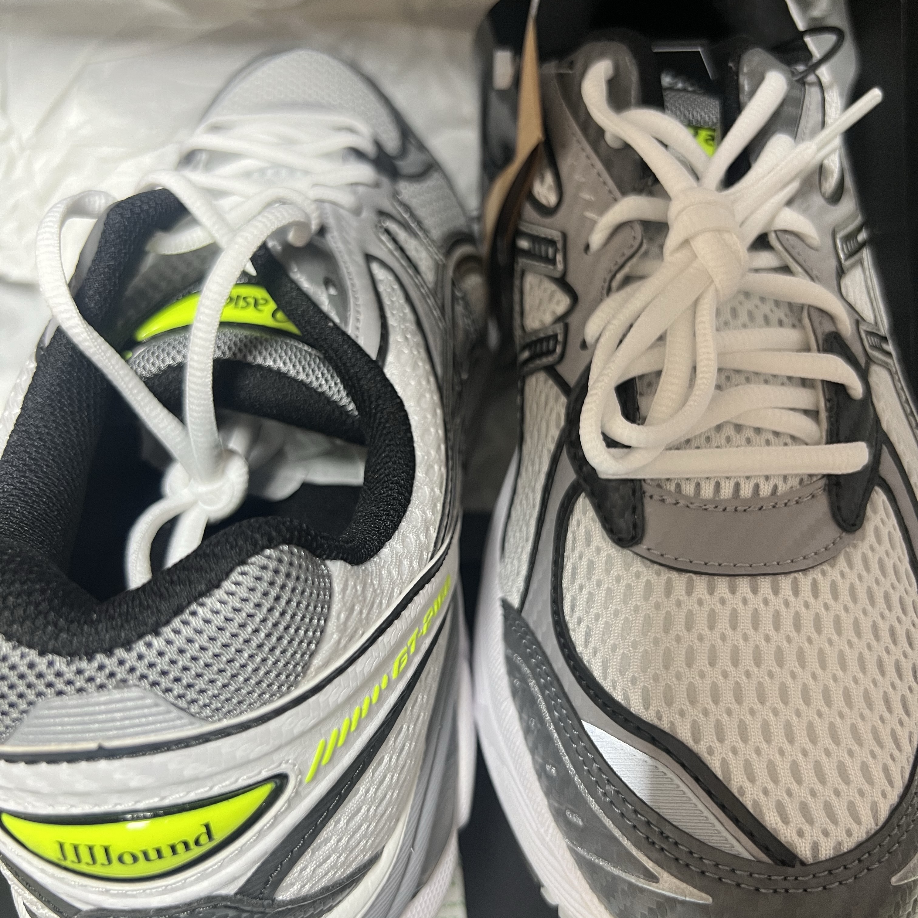 Asics x JJJJound GT-2160 White Black 착용 스타일 - 3