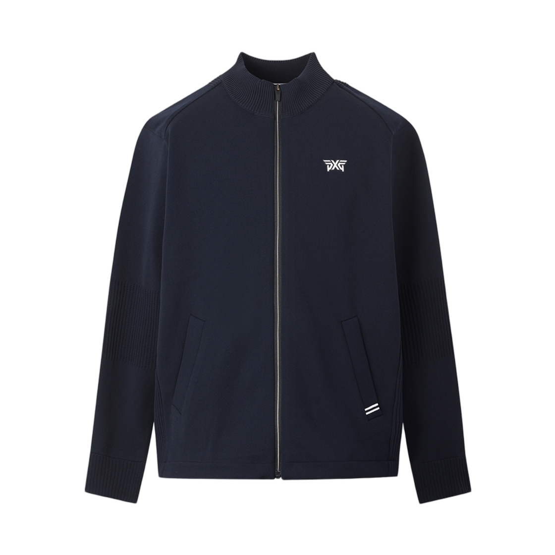 피엑스지 풀 집업 스웨터 네이비(PXG Full Zip Up Sweater Navy)