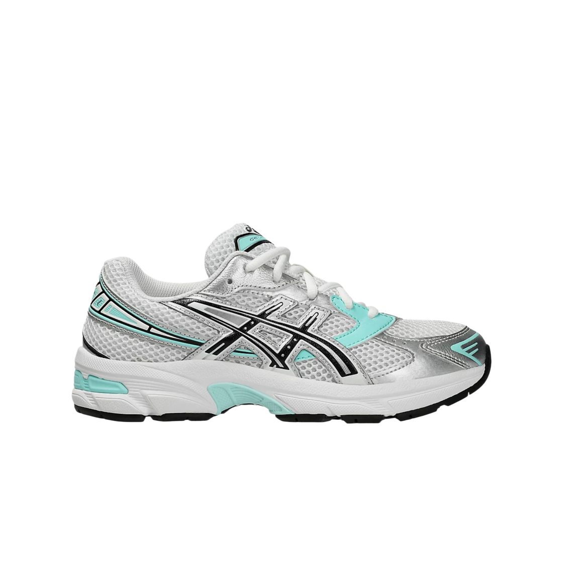 (GS) 아식스 젤 1130 화이트 블랙((GS) Asics Gel-1130 White Black) - 1