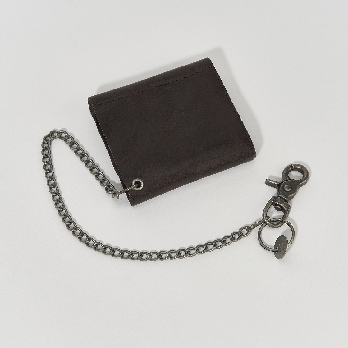 더블알엘 콘초 레더 체인 월렛 다크 브라운(Double RL Concho Leather Chain Wallet Dark Brown) - 2