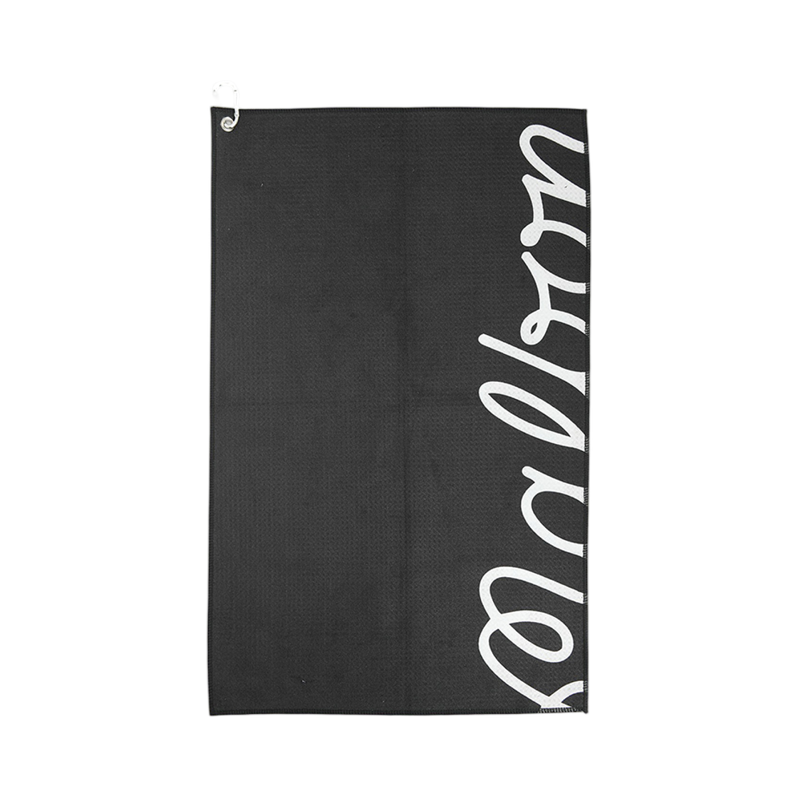 M9438-BLK Malbon Golf Golf Towel Black