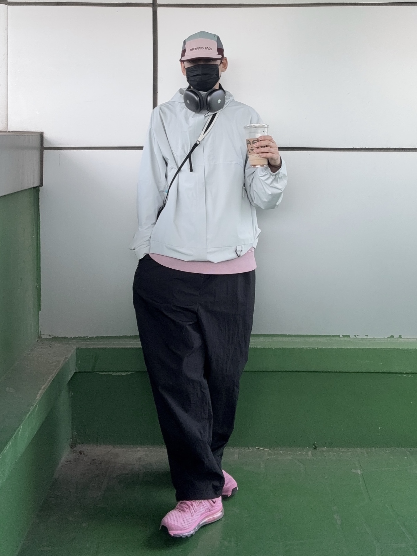 Nike x Stussy Air Max 2013 Psychic Pink, Carhartt WIP Vista Sweatshirt Glassy Pink 착용 스타일 - 5