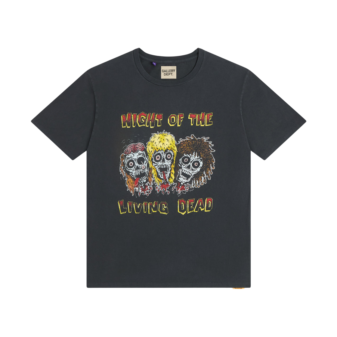 갤러리 디파트먼트 나이트 오브 더 리빙 데드 티셔츠 그래파이트(Gallery Dept. Night of The Living Dead T-Shirt Graphite)