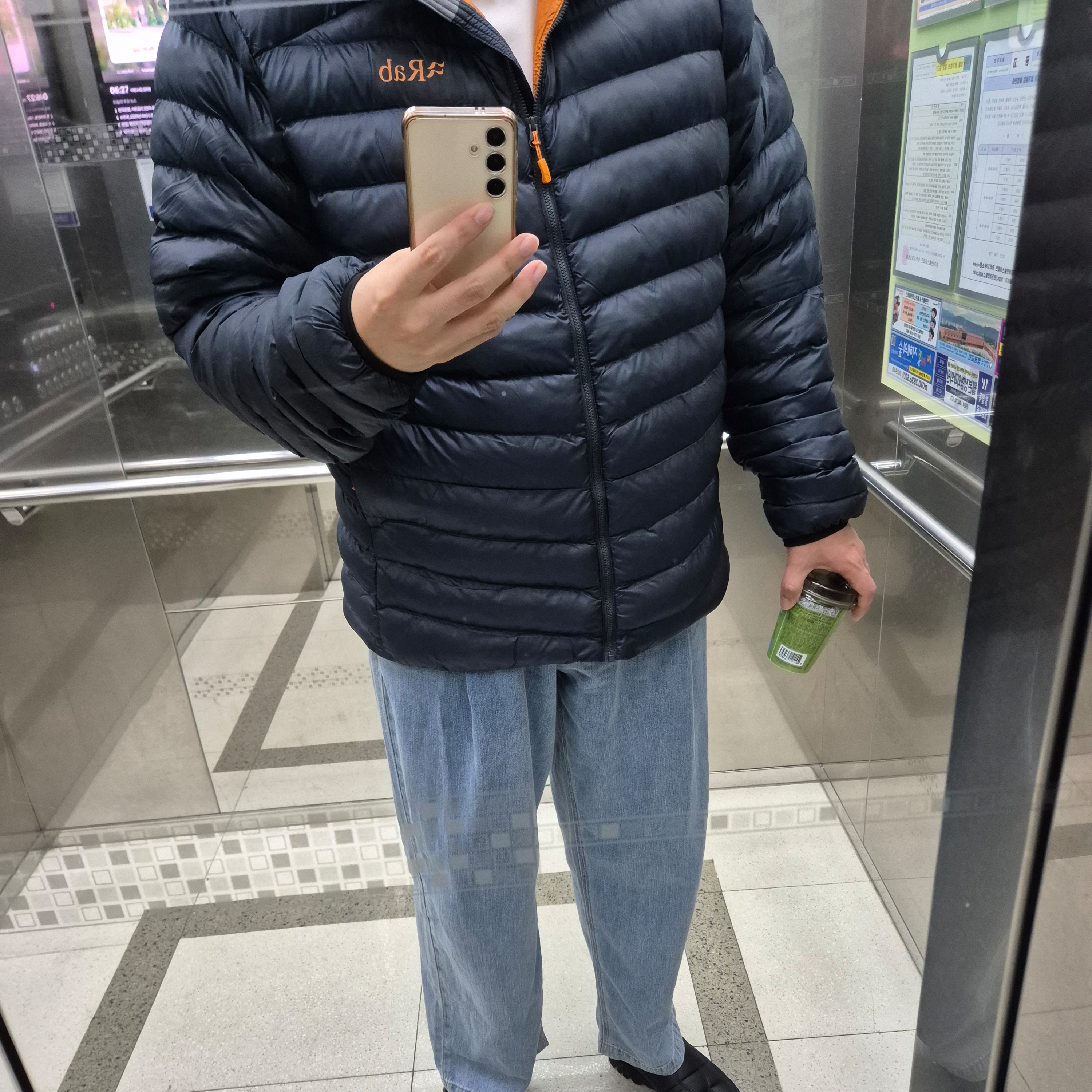 Rab Cirrus Alpine Insulated Jacket Beluga 착용 스타일