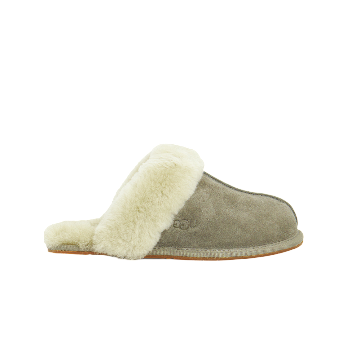 (W) 어그 스커페트 II 뮬 슬리퍼 카키((W) UGG Scuffette II Mule Slippers Khaki) - 1