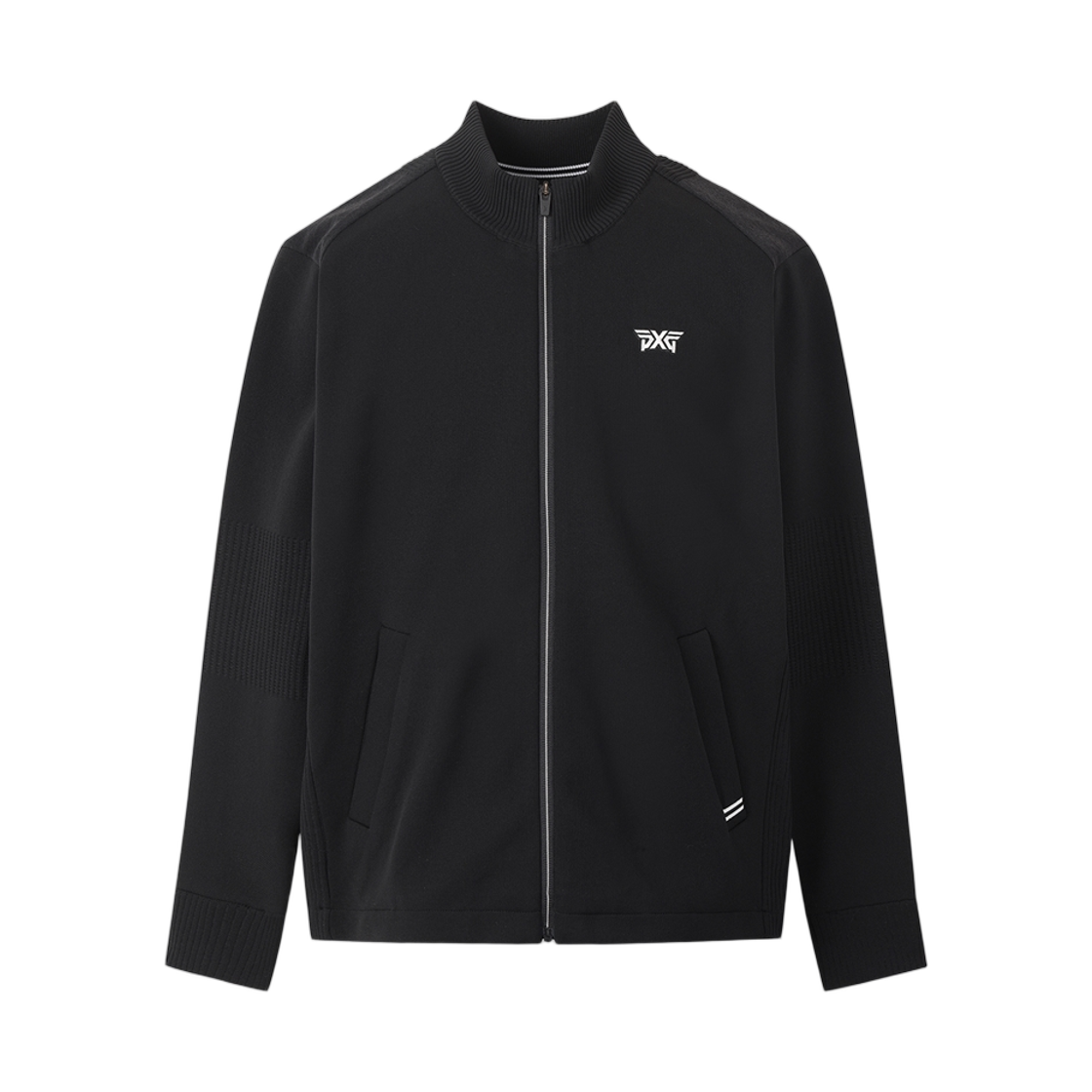 피엑스지 풀 집업 스웨터 블랙(PXG Full Zip Up Sweater Black)