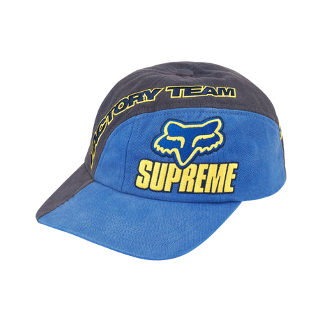- Supreme x Fox Racing 6-Panel Navy - 25FW