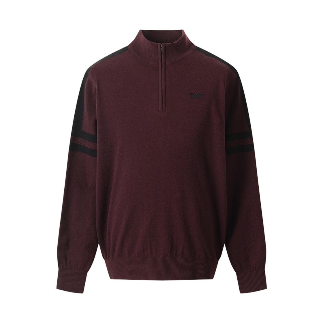 PJFCM410542 PXG Half Zip Up Sweater Wine