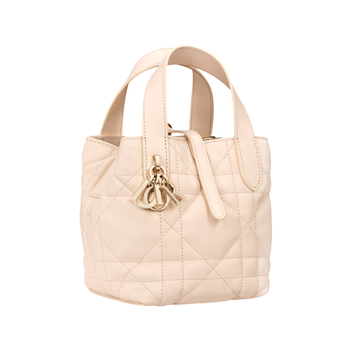 디올 뚜주흐 버티컬 나노 토트백 샌드스톤 매크로까나쥬 카프스킨 샌드스톤 핑크(Dior Toujours Vertical Nano Tote Bag Sandstone Macrocannage Calfskin Sandstone Pink) - 2