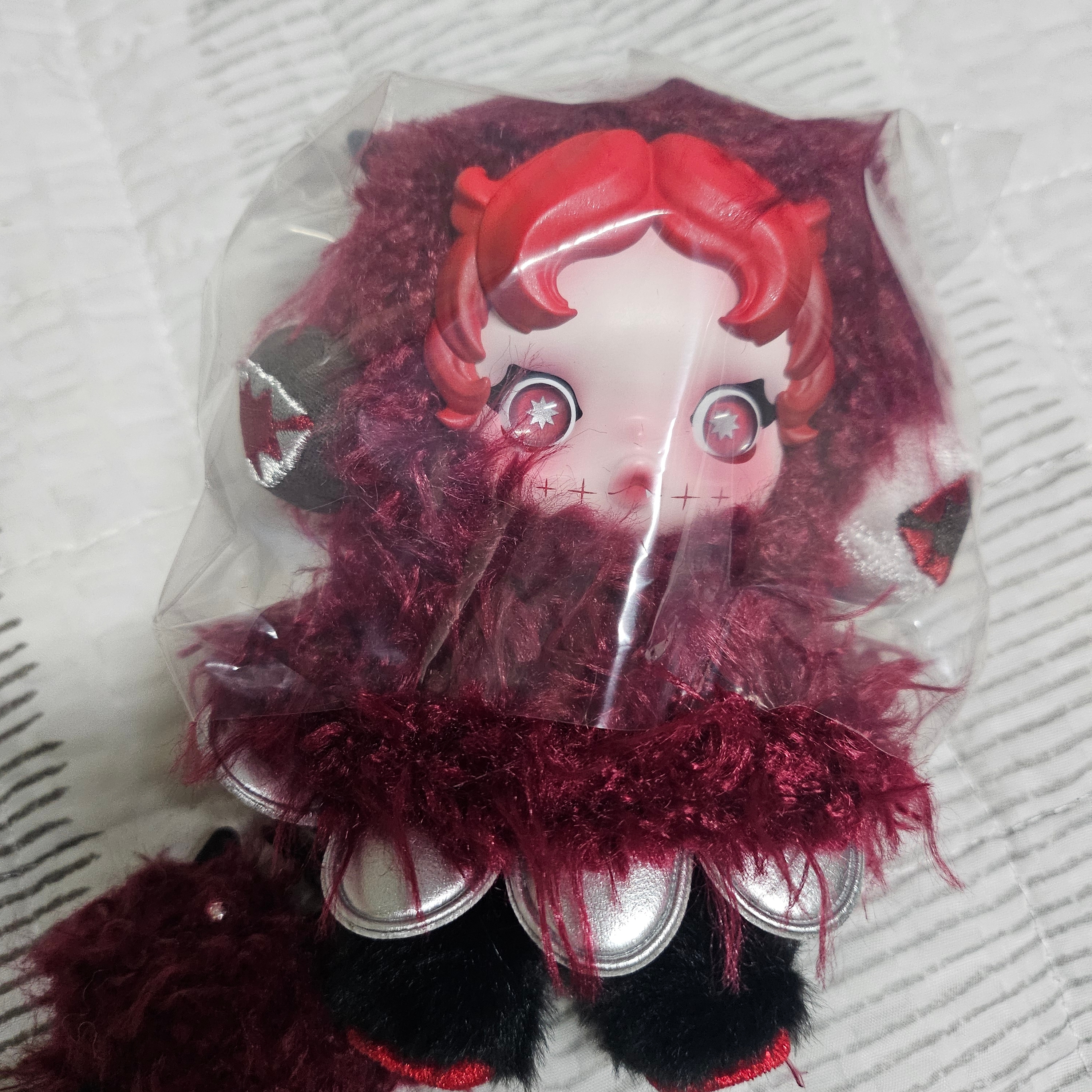 Pop Mart Skullpanda You Found Me ! Series Plush Doll Pendant Sealed Case (9 Blind Boxes) 착용 스타일 - 2
