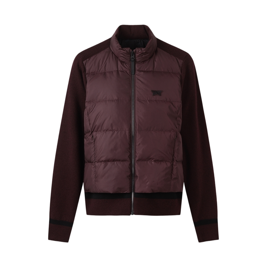 (W) 피엑스지 윈터 니트 하이브리드 스윙 다운 자켓 와인((W) PXG Winter Knit Hybrid Swing Down Jacket Wine)