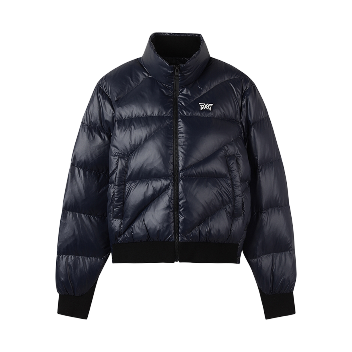 (W) 피엑스지 윈터 퍼퍼 다운 자켓 네이비((W) PXG Winter Puffer Down Jacket Navy)
