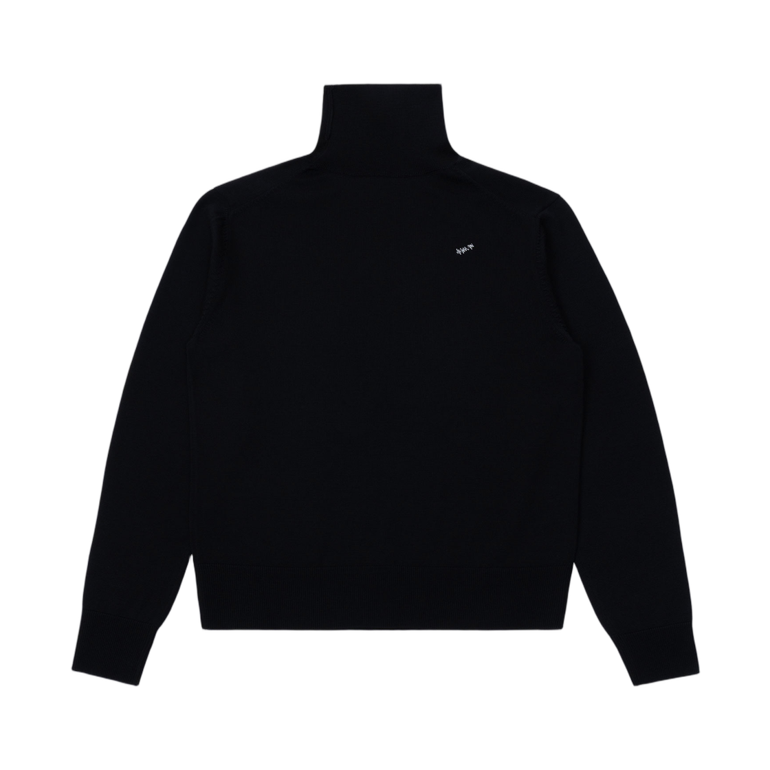 아더에러 시그니피컨트 BK 태그 터틀넥 니트 01 느와르(Ader Error Sig; BK Tag Turtleneck Knit 01 Noir) - 2