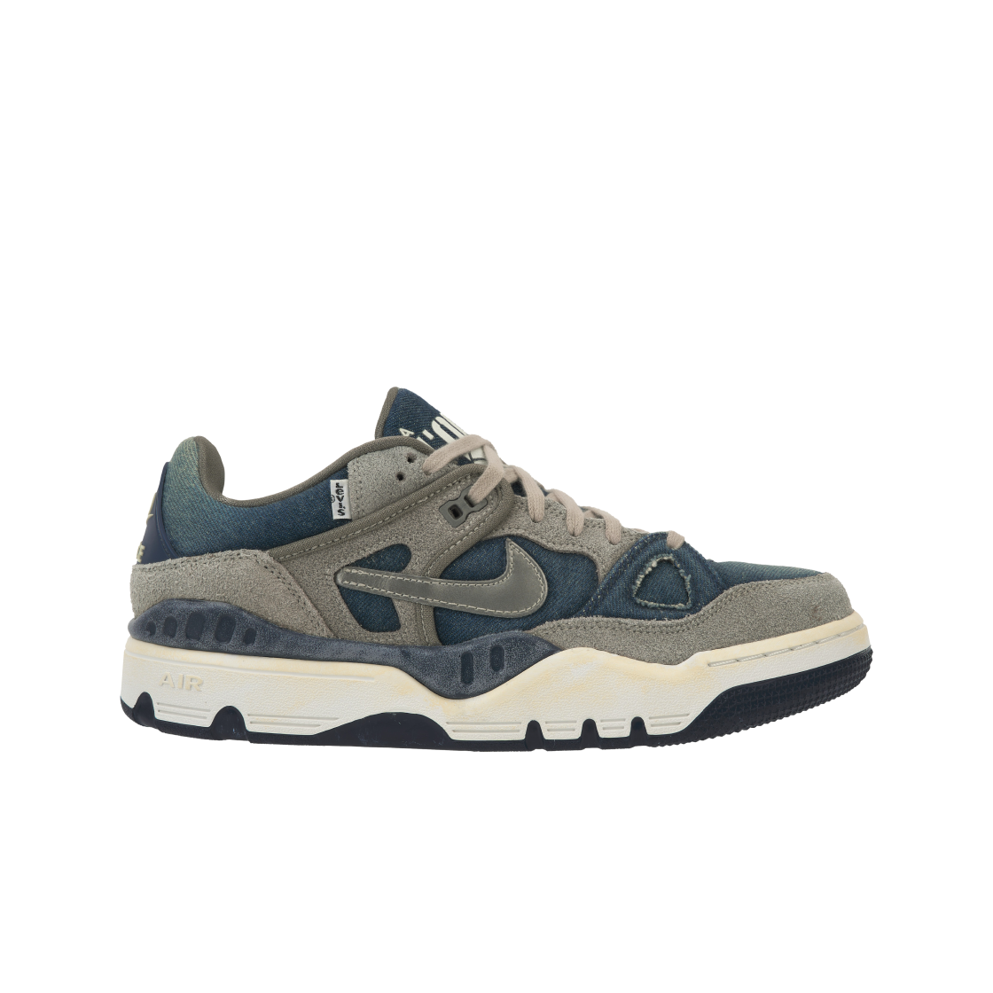 나이키 x 니고 x 리바이스 에어포스 3 로우 SP 올리브 그레이 메탈릭 퓨터 (리바이스 택)(Nike x Nigo x Levi's Air Force 3 Low SP Olive Grey Metallic Pewter (Levi's Tag))