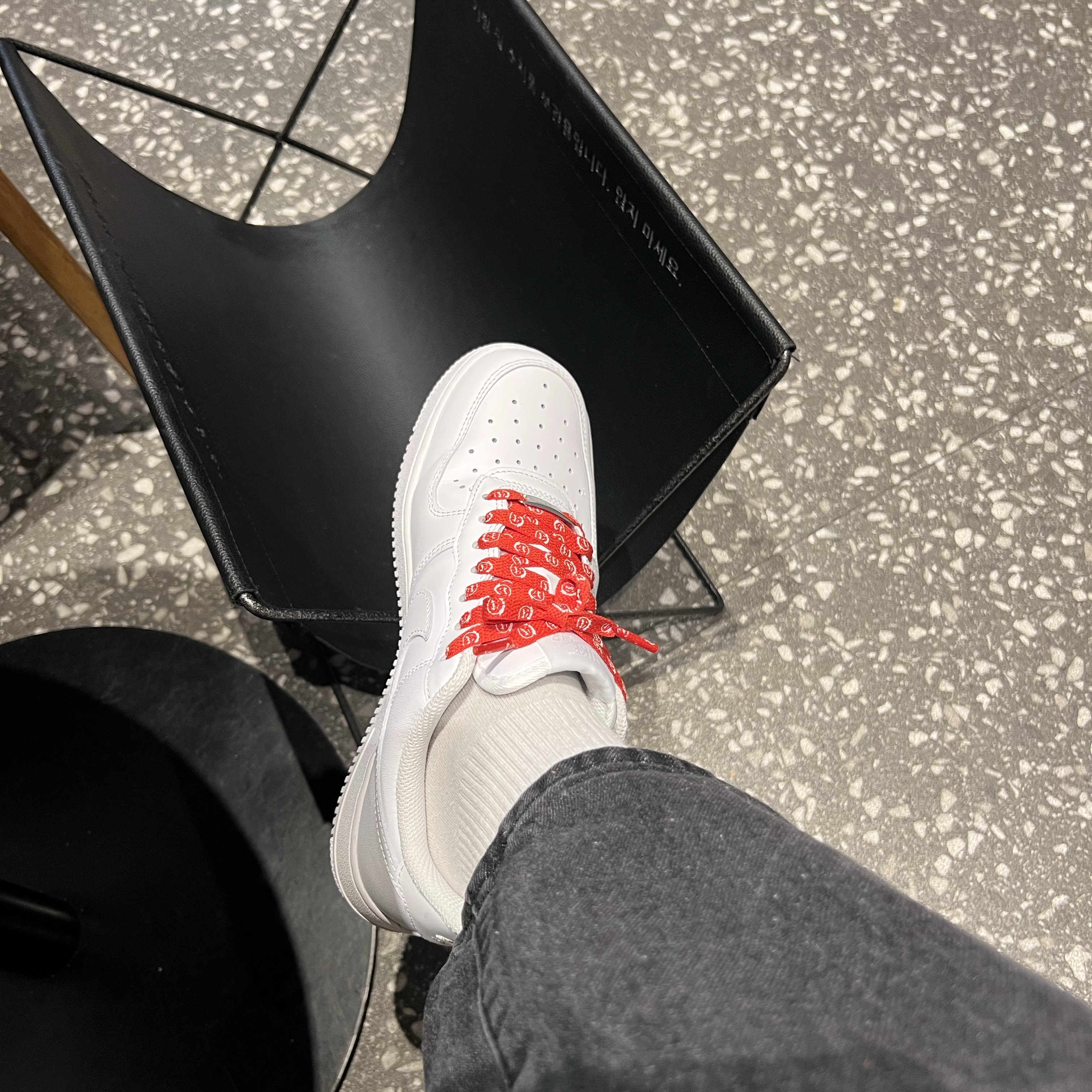 (W) Nike x Travis Scott Air Force 1 '07 Low Cactus Jack Utopia Edition White 착용 스타일