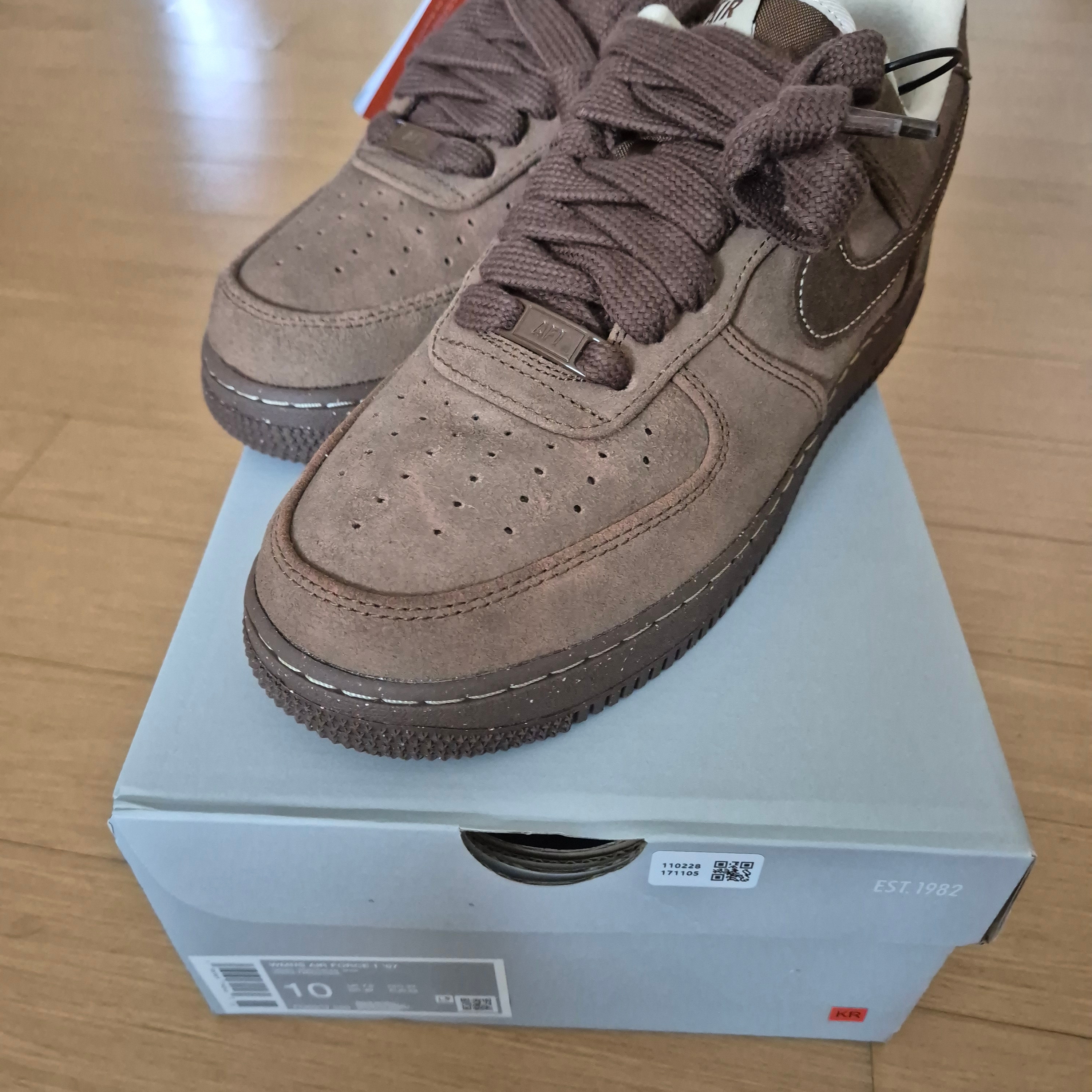 (W) Nike Air Force 1 '07 Cacao Wow 착용 스타일