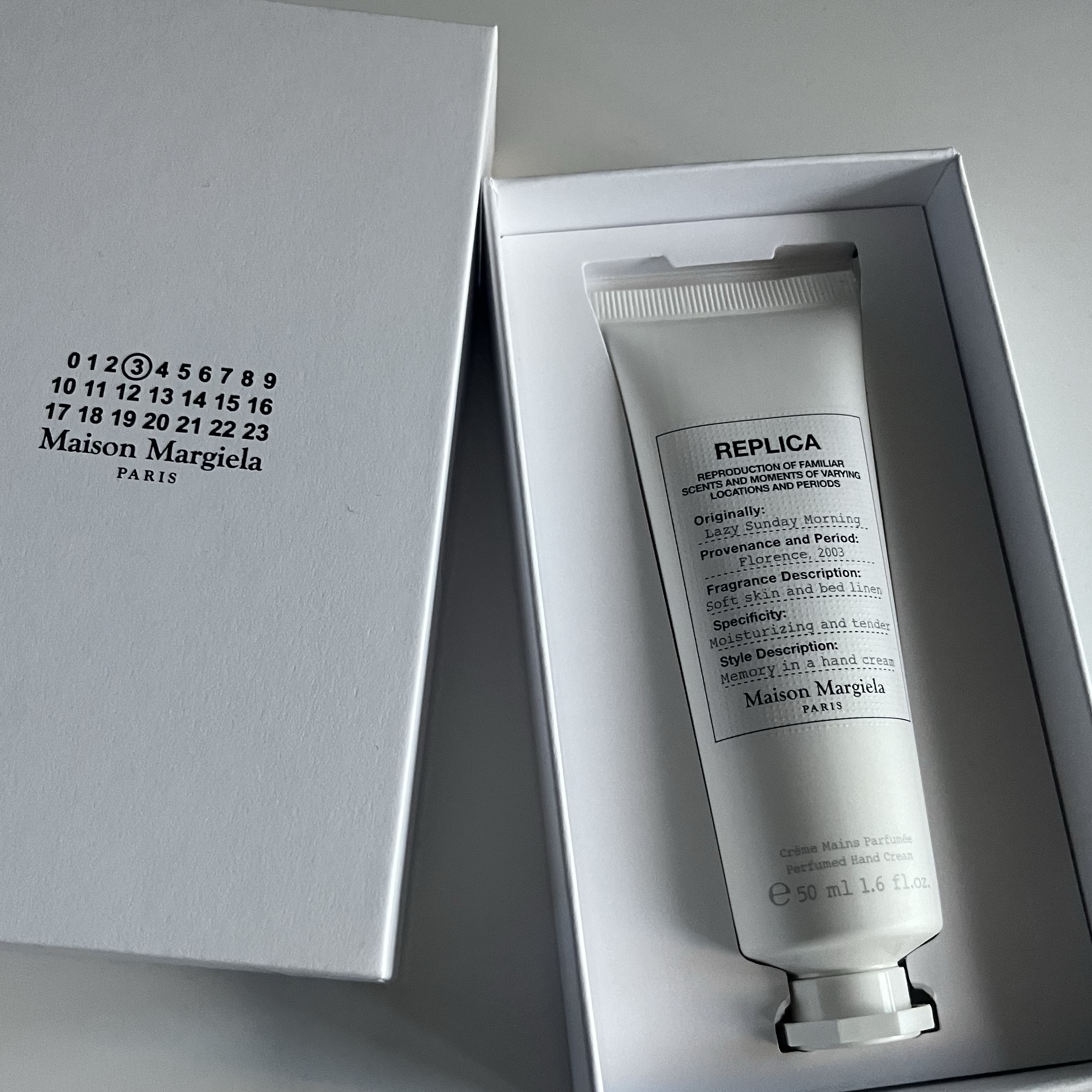 Maison Margiela Replica Lazy Sunday Morning Hand Cream 50ml 착용 스타일