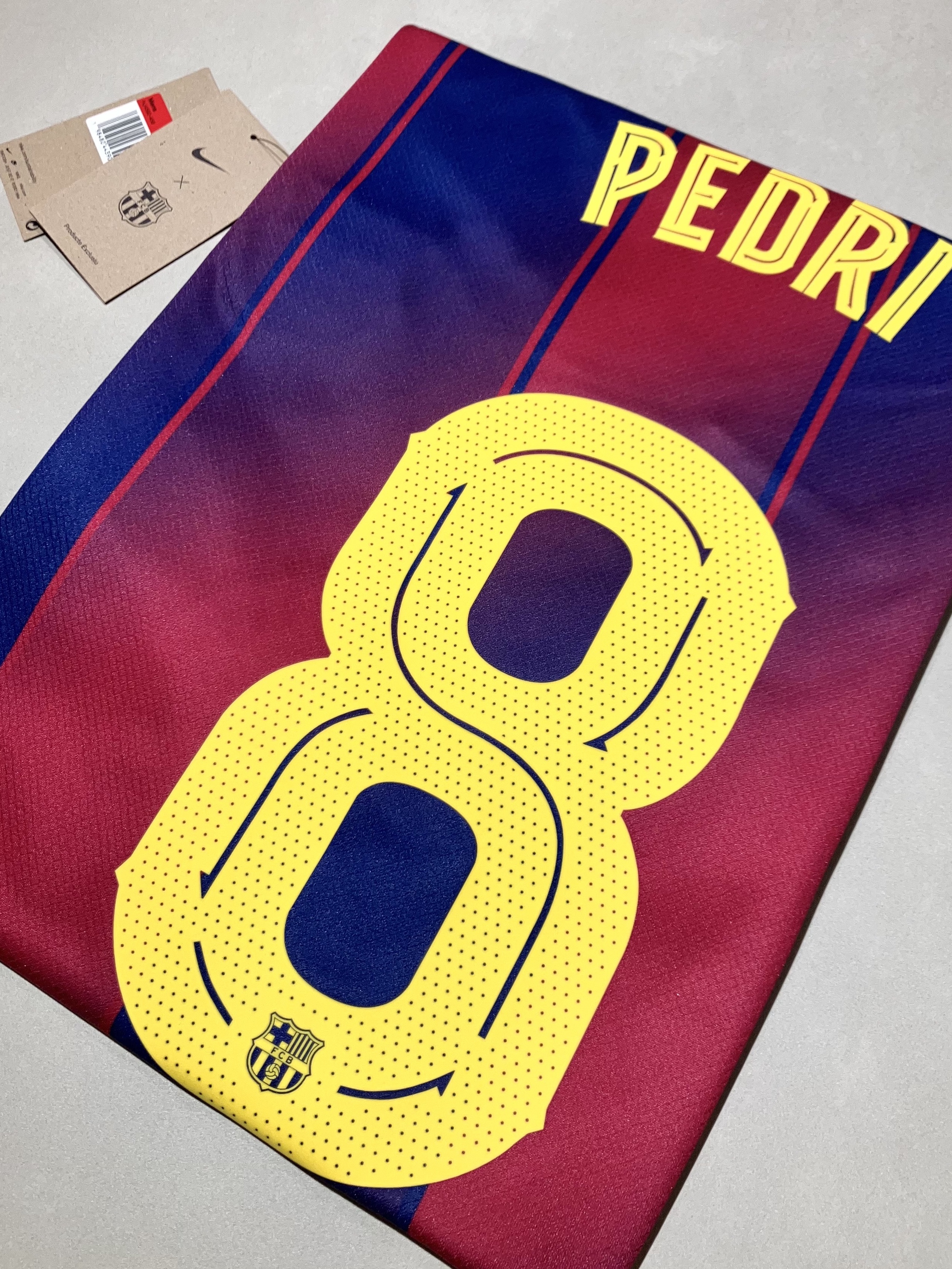 Nike FC Barcelona 2025/26 Match Home Dri-Fit ADV Soccer Authentic Jersey Deep Royal Blue Noble Red (Non Marking Ver.), Nike FC Barcelona 2025/26 Stadium Home Dri-Fit Football Replica Jersey Deep Royal Blue Noble Red (Non Marking Ver.) 착용 스타일 - 2