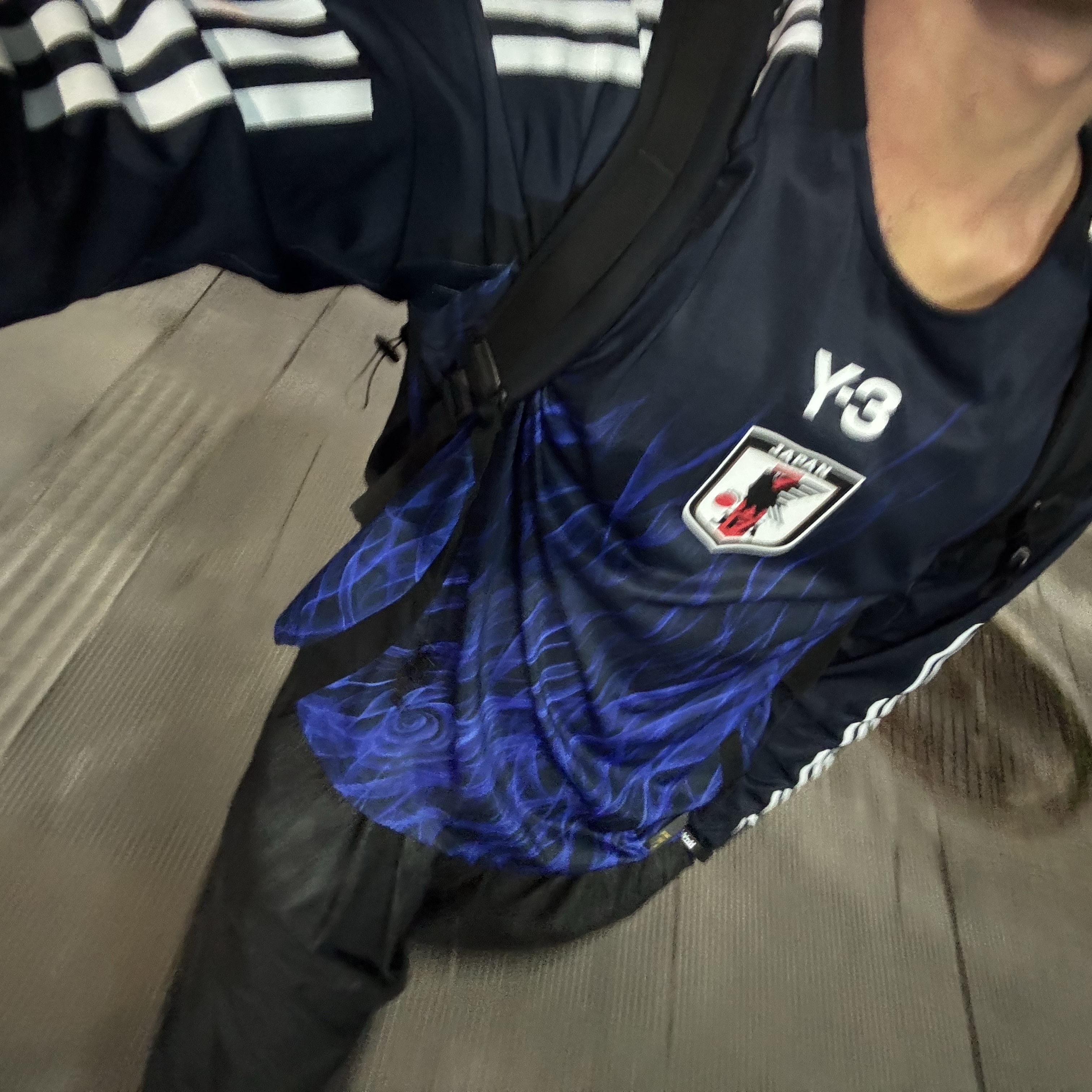 Y-3 Japan 2024 Home Replica Jersey Legend Ink - KR Sizing, Nike Air Max Plus Triple Black 착용 스타일 - 2
