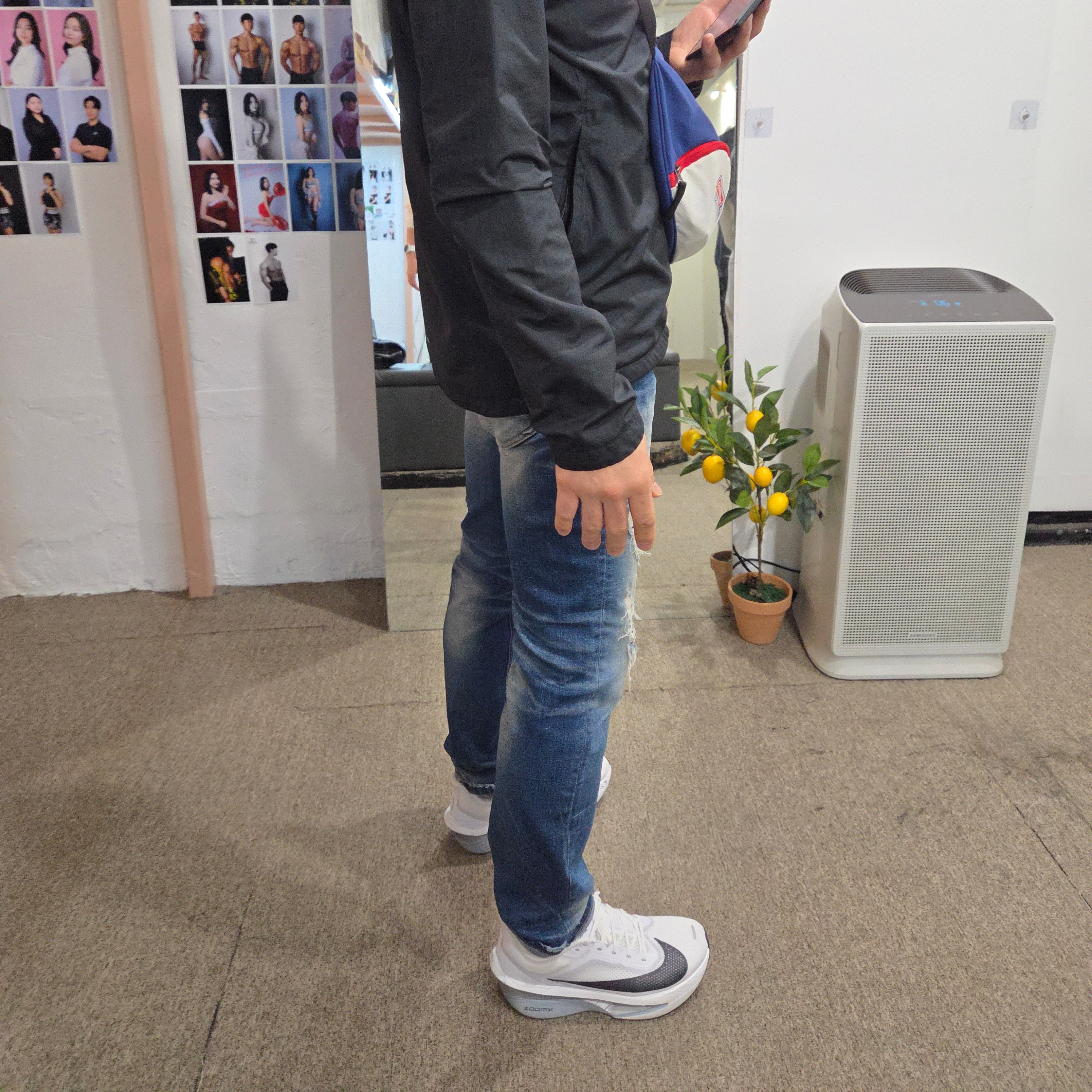 Nike Zoom Fly 6 White Pure Platinum 착용 스타일 - 3