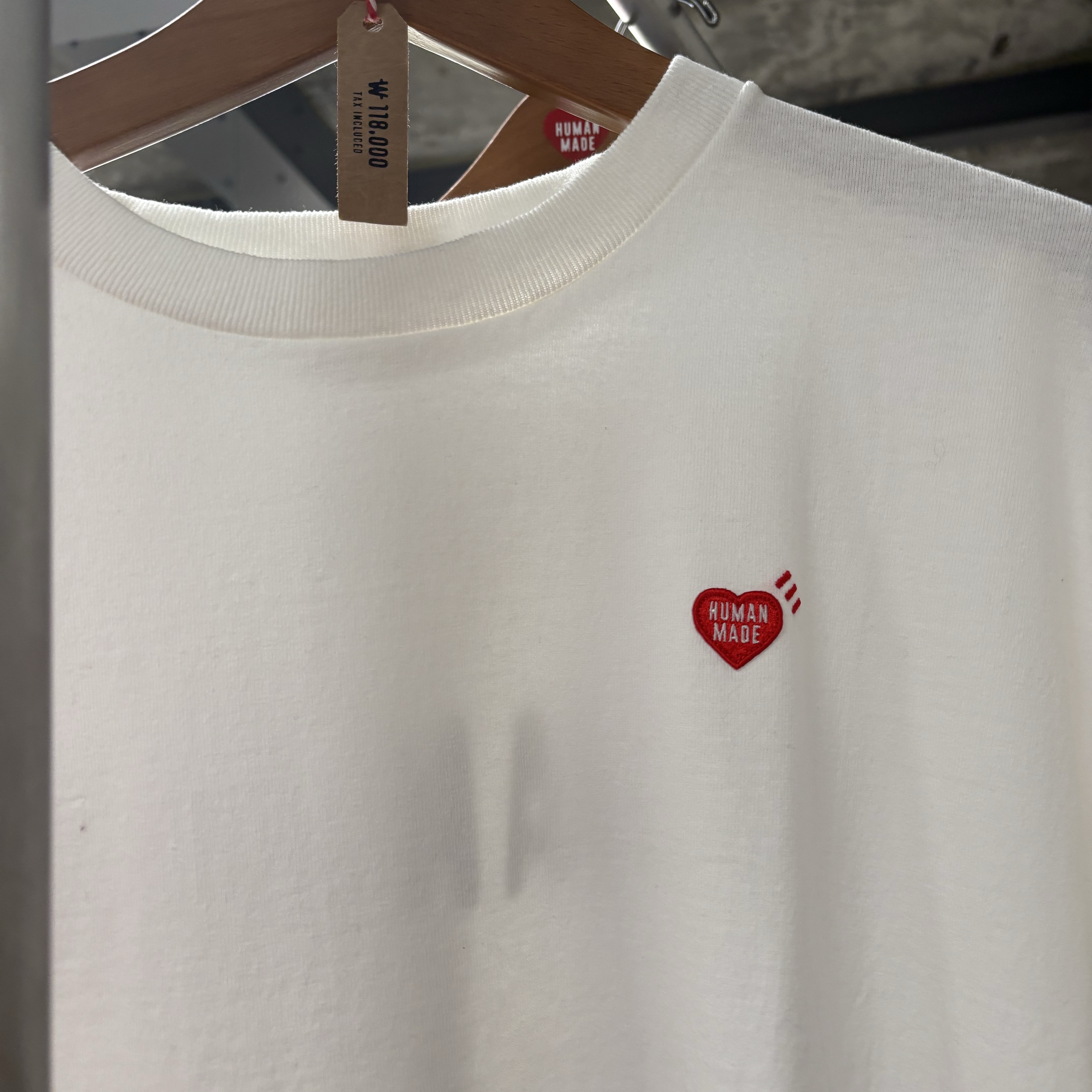 Human Made T-Shirts White (3 Pack) 착용 스타일