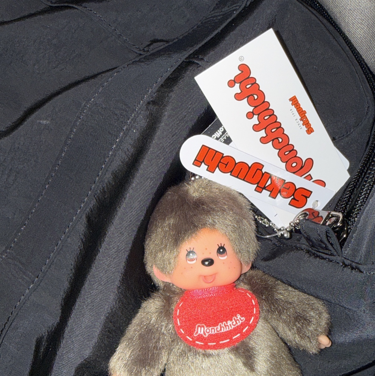 Monchhichi Keychain Mini Boy 착용 스타일