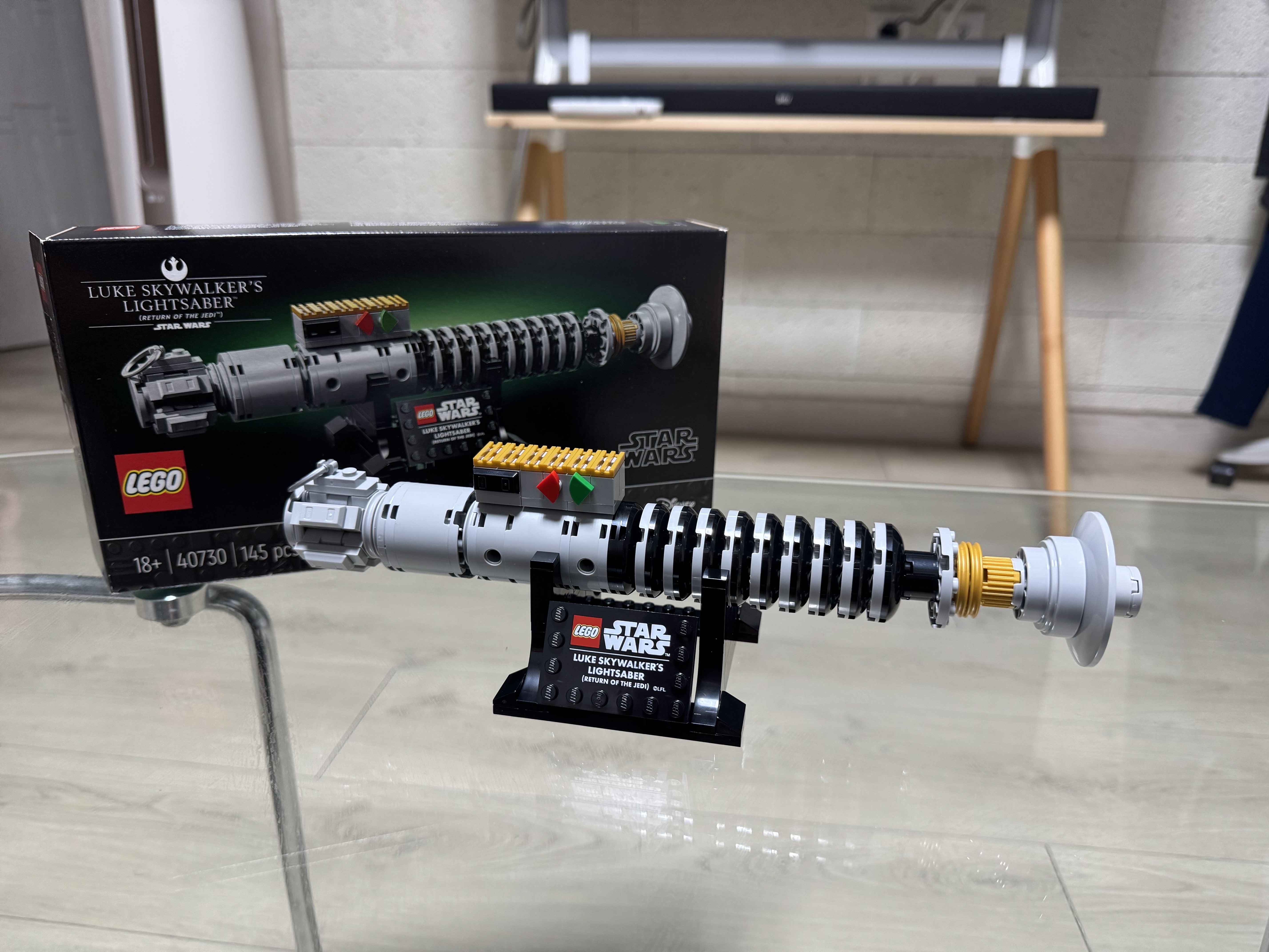Lego Star Wars Luke Skywalker's Lightsaber 착용 스타일