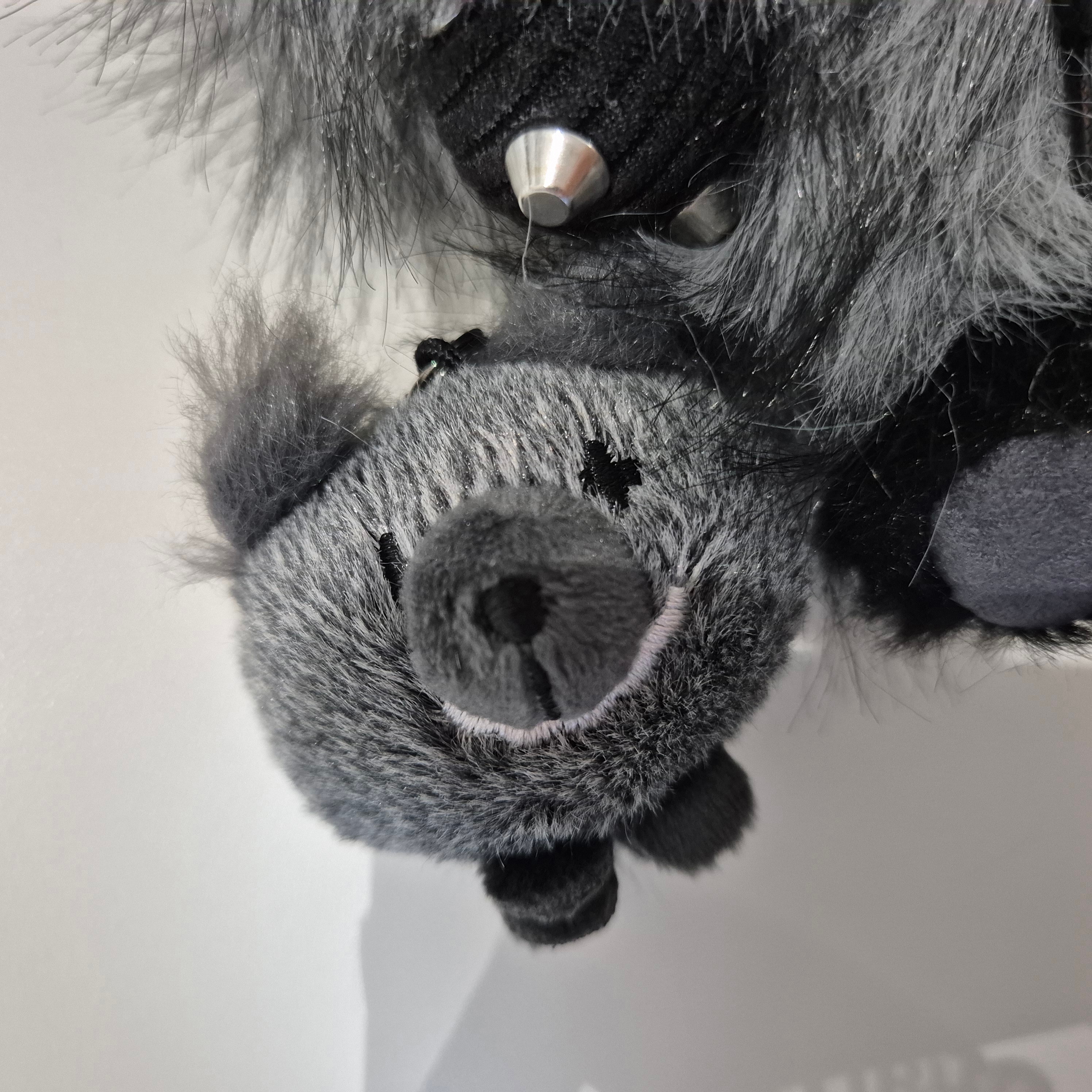 Pop Mart Skullpanda You Found Me ! Series Plush Doll Pendant Buddy Doggie (Opened Case) 착용 스타일 - 2