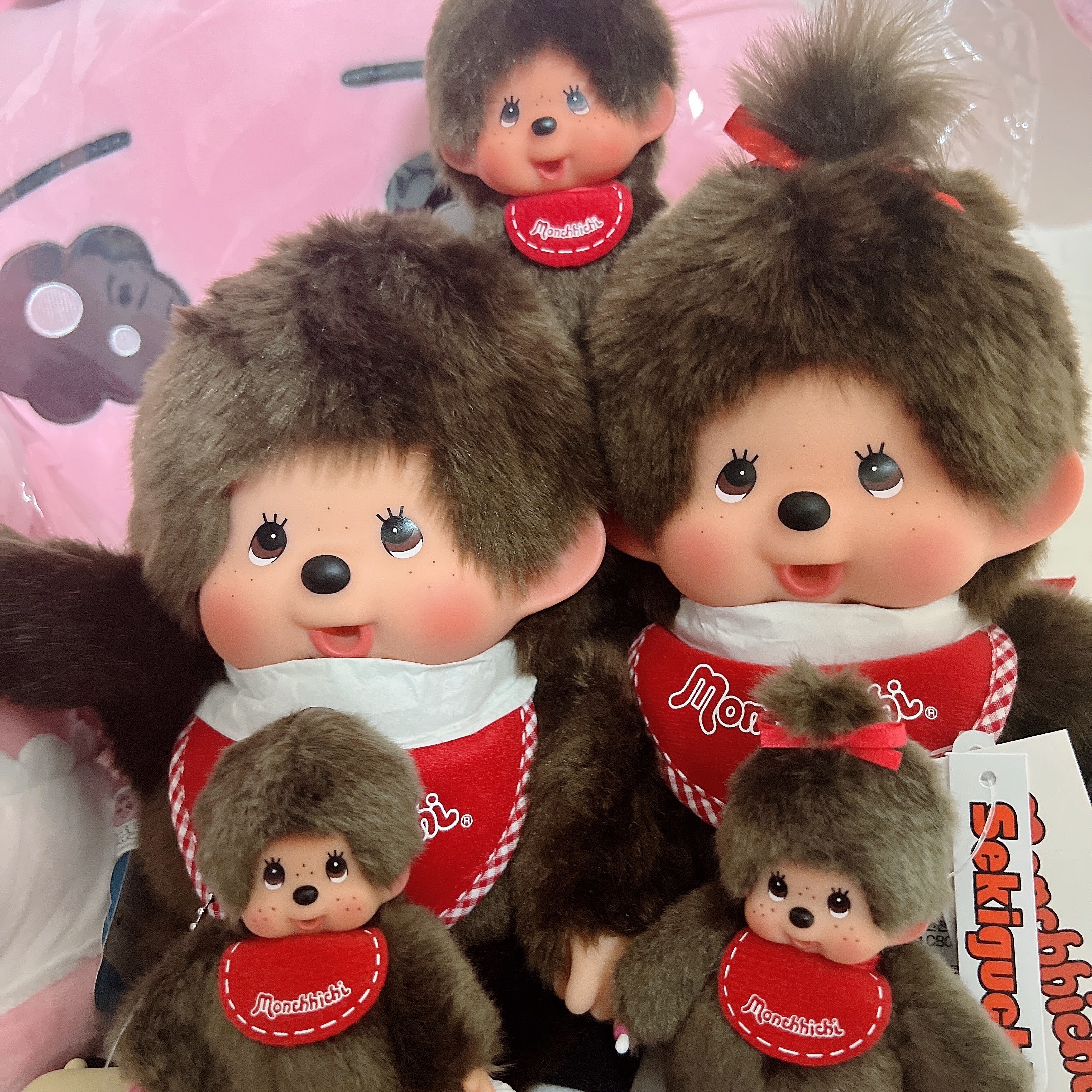 Monchhichi Keychain Mini Boy 착용 스타일