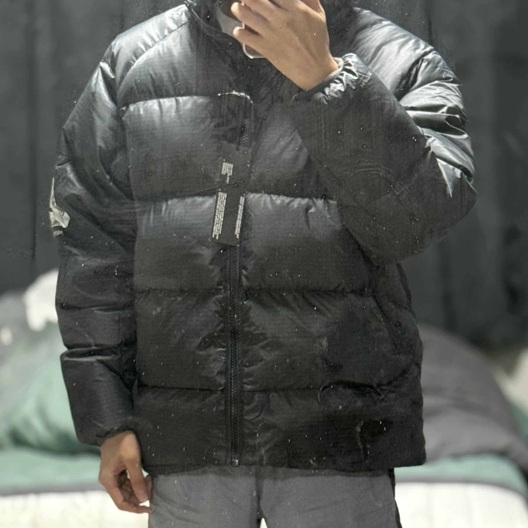 Palace Pertex Quantum RS Puffa Black - 25FW 착용 스타일 - 1