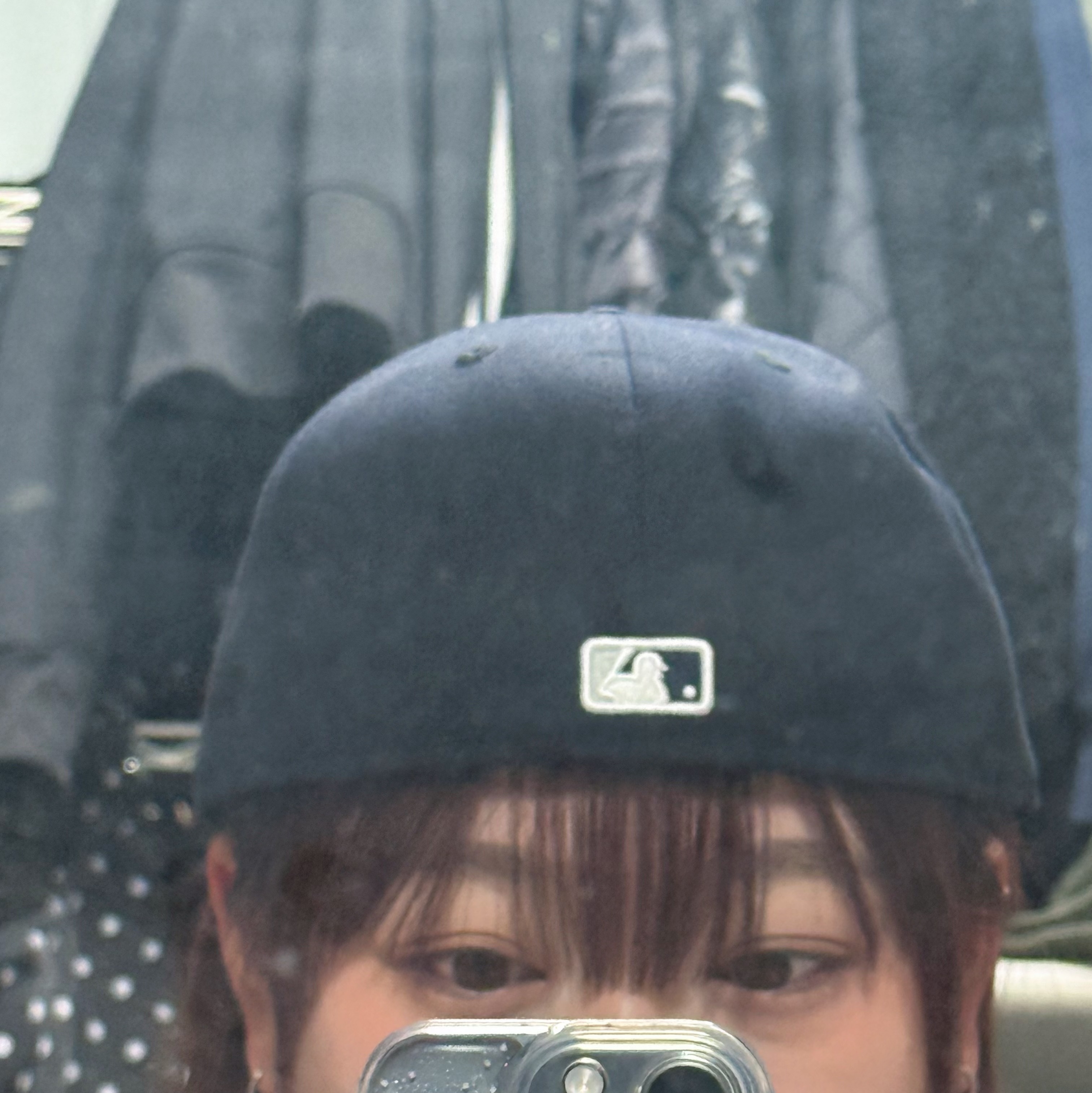 New Era 59Fifty MLB Authentic New York Yankees Game Navy 착용 스타일