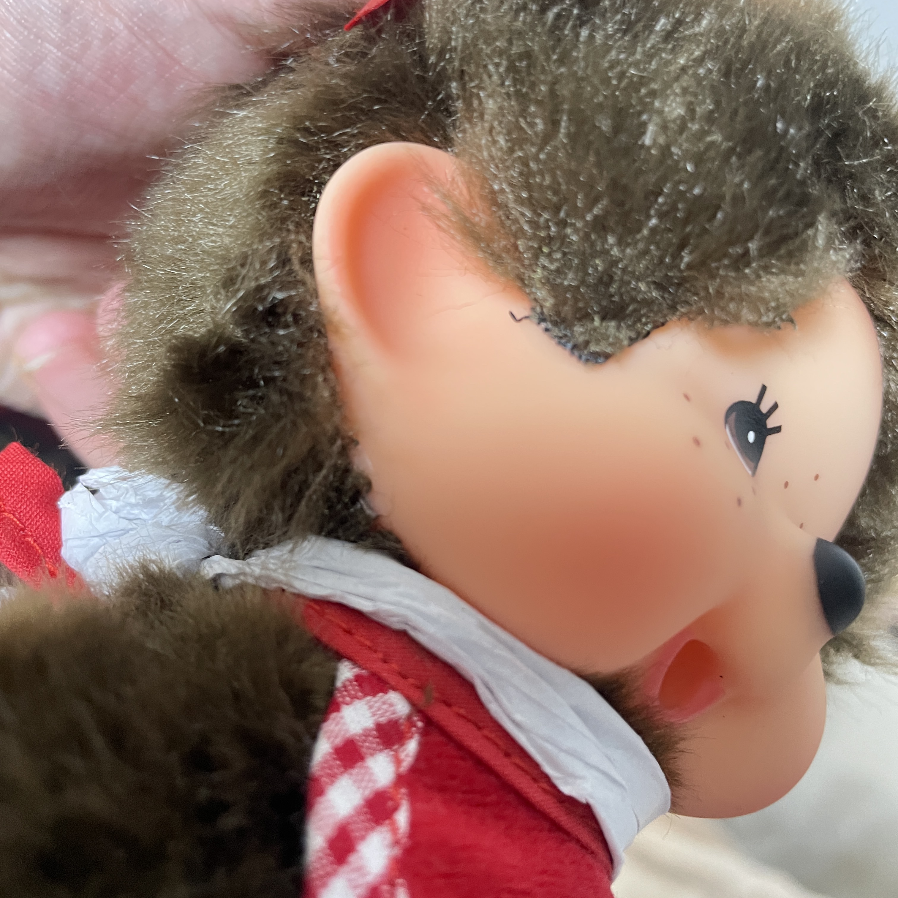 Monchhichi Premium Standard Twin Tail S Girl Brown 착용 스타일 - 3
