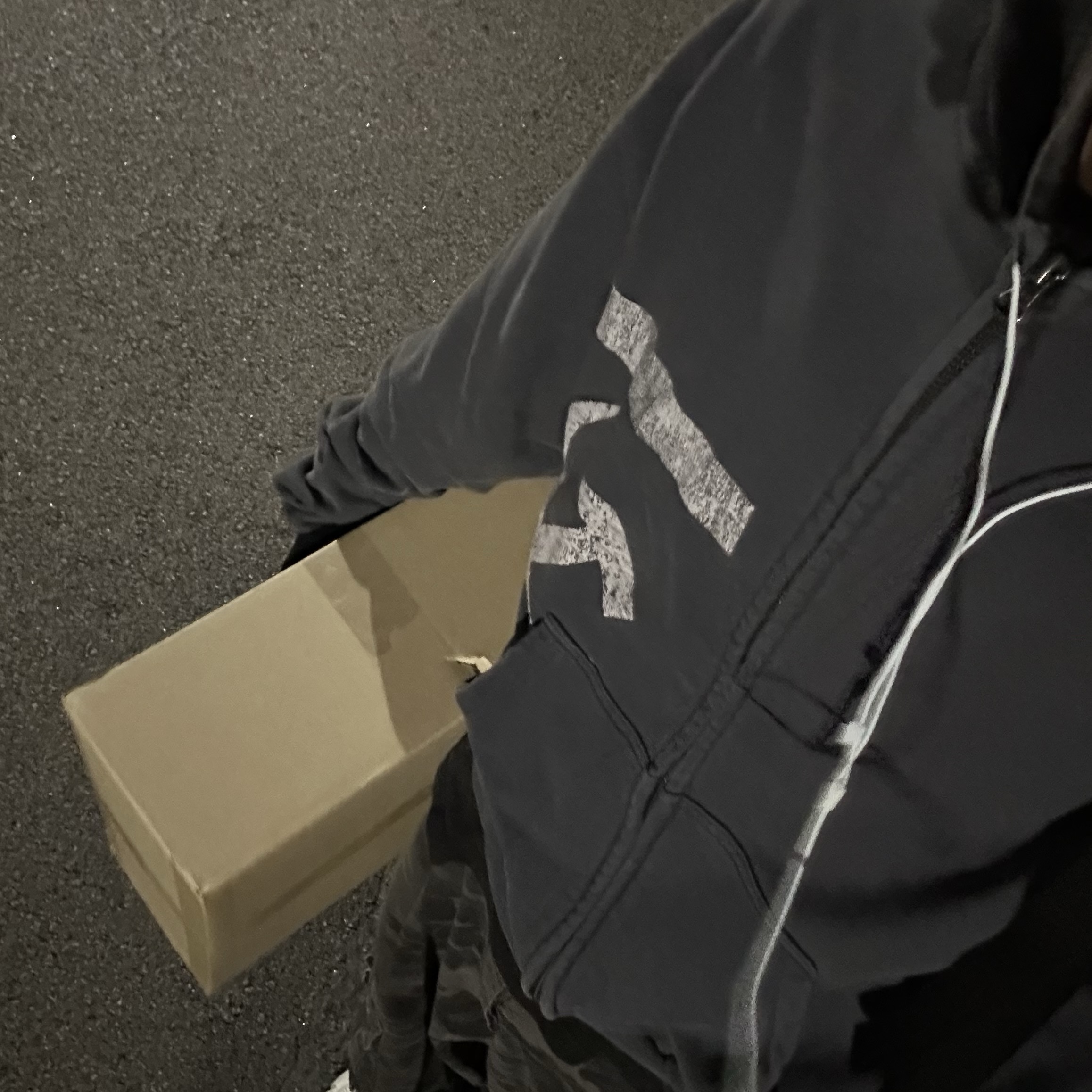 qualisartifexpereo Soviet VTG Hoodie Zip Up 착용 스타일 - 2