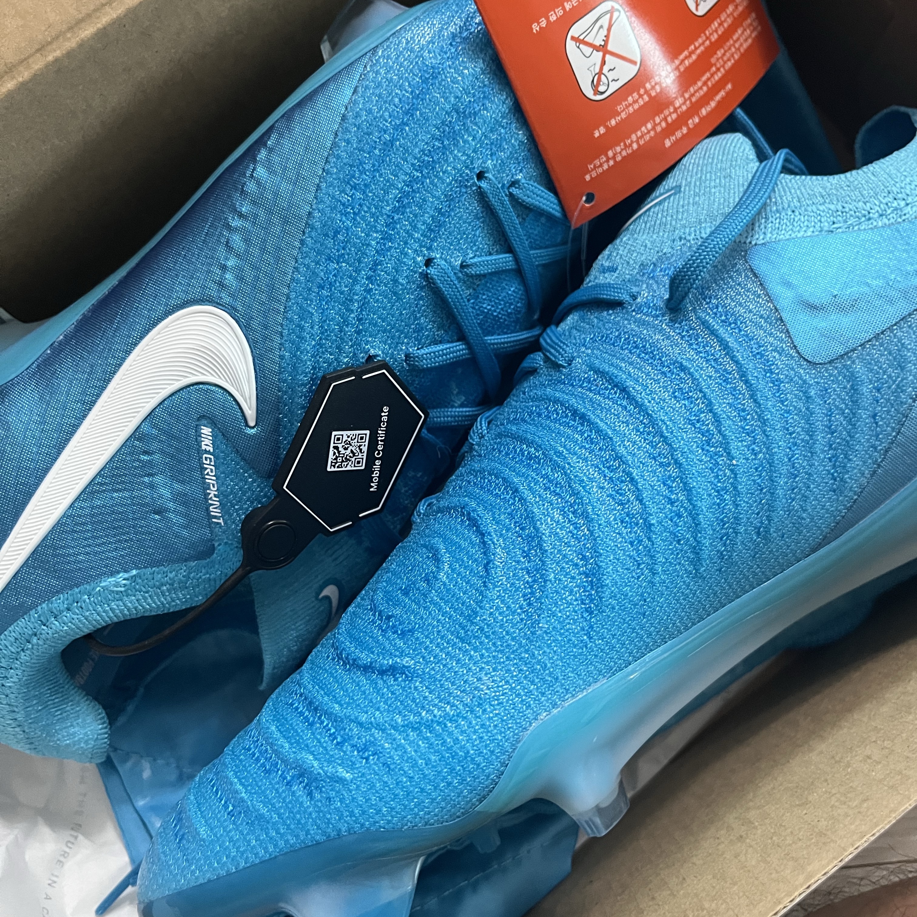 Nike Phantom GX 2 Elite FG Blue Fury White 착용 스타일 - 1