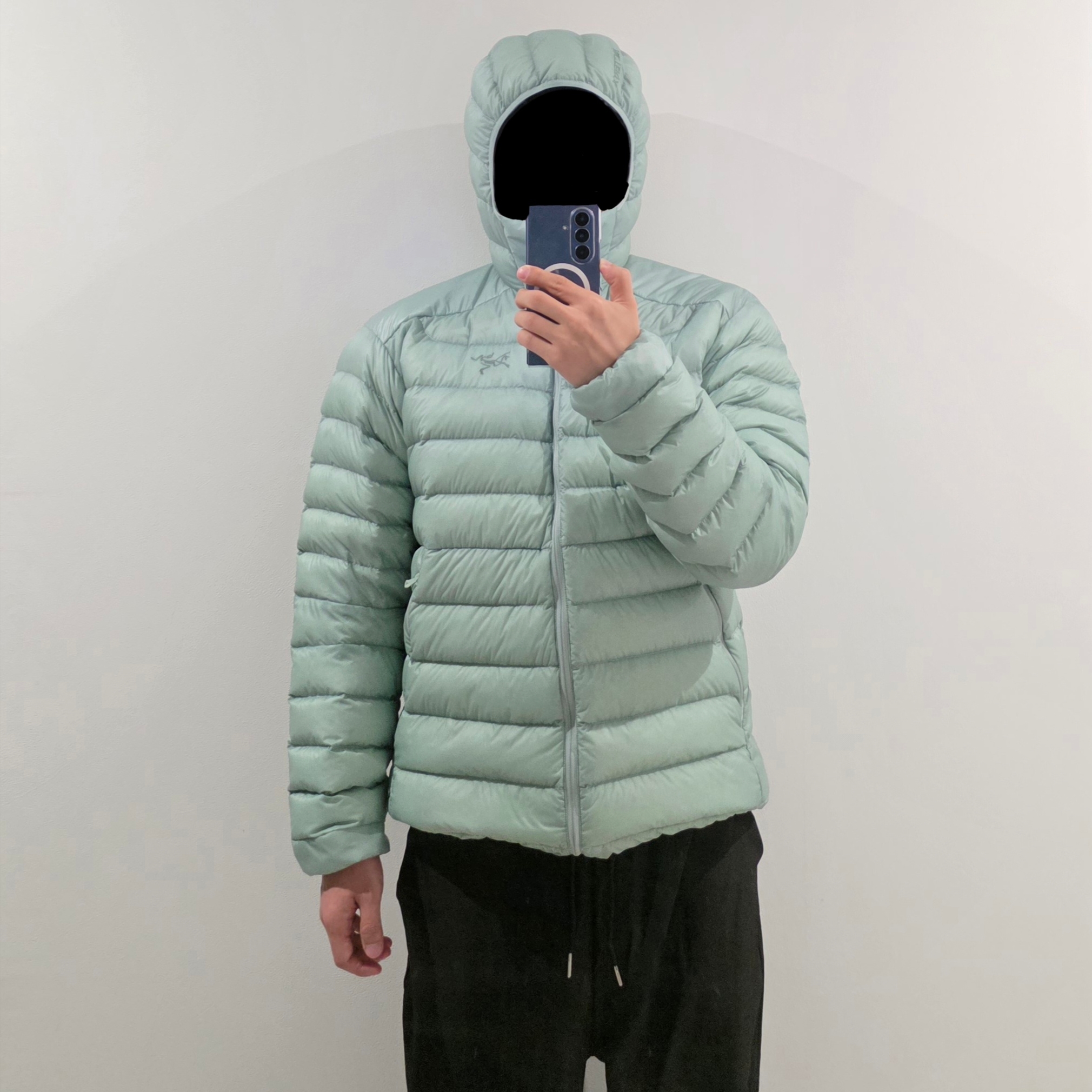Arc'teryx Cerium Hoody Stone Green, Arc'teryx Cerium Hoody Forage Verve 착용 스타일