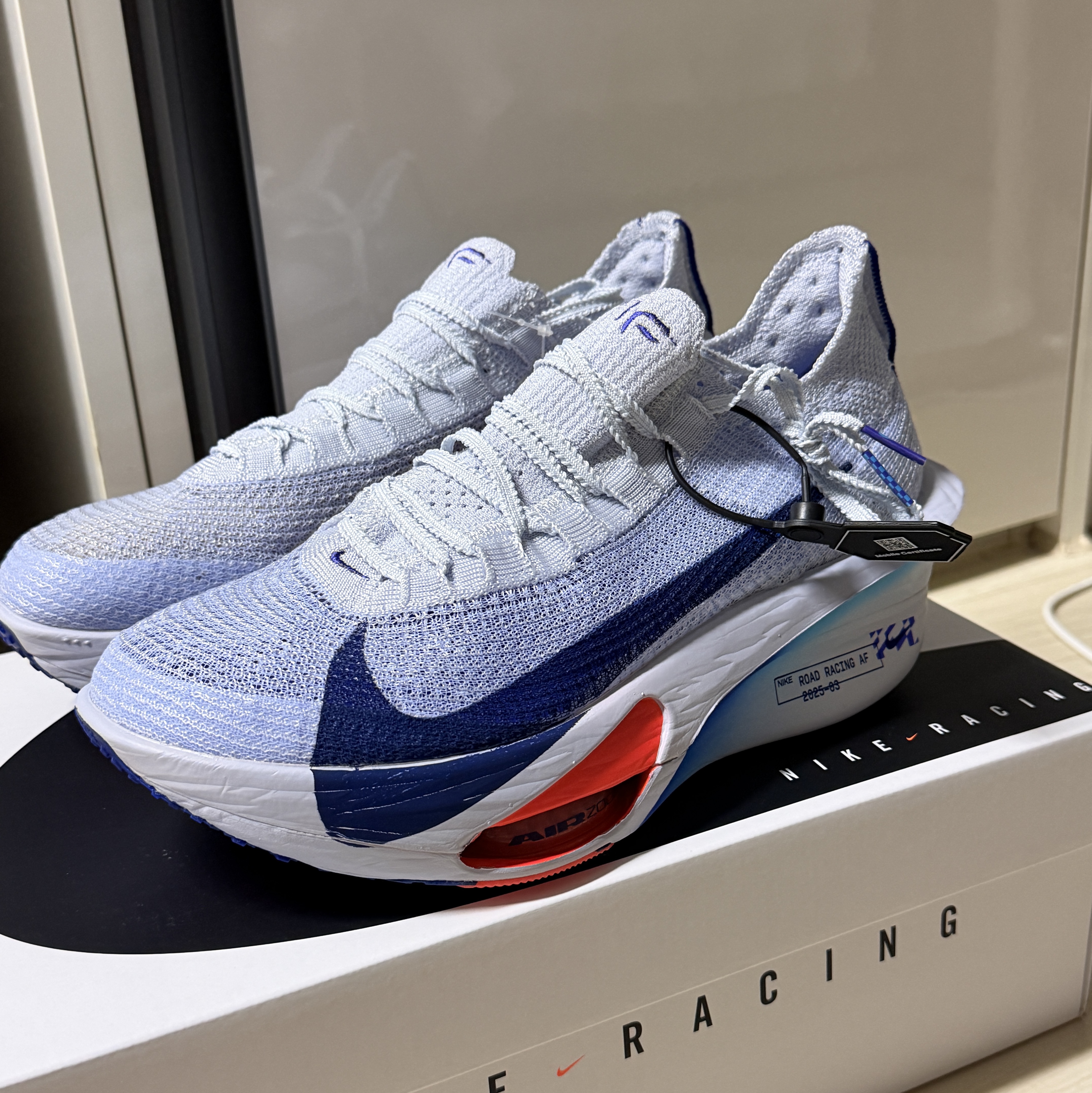 Nike Air Zoom Alphafly Next% 3 Football Grey Ghost 착용 스타일