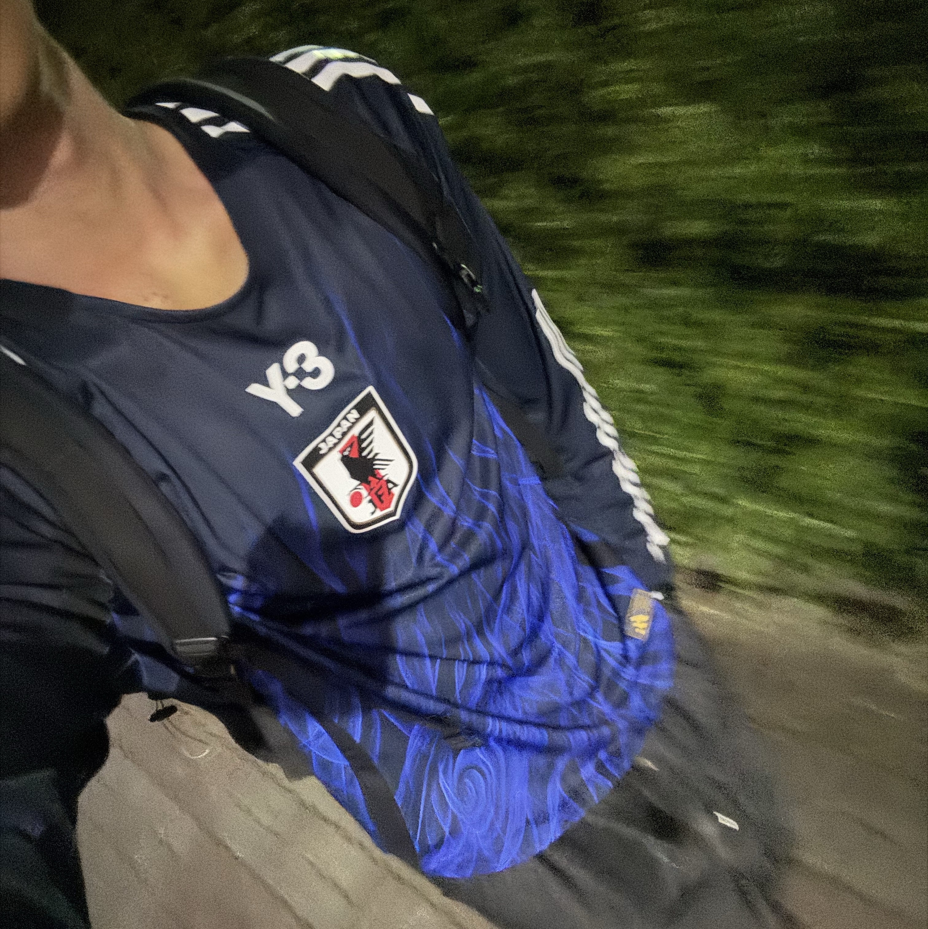 Y-3 Japan 2024 Home Replica Jersey Legend Ink - KR Sizing, Nike Air Max Plus Triple Black 착용 스타일 - 1