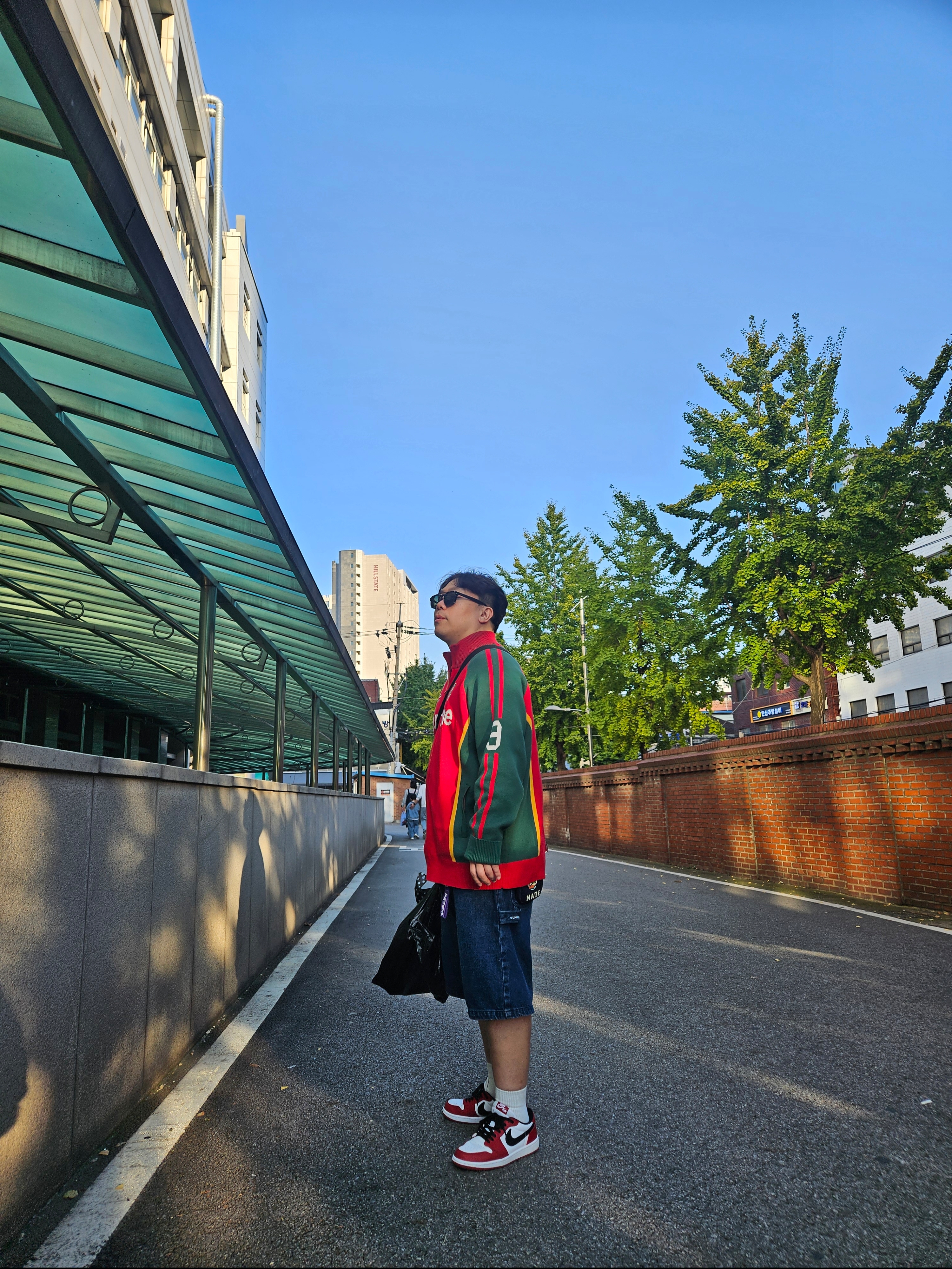 Supreme x Umbro Zip Up Sweater Red - 25SS, Jordan 1 Retro Low OG Chicago 2016 착용 스타일 - 2