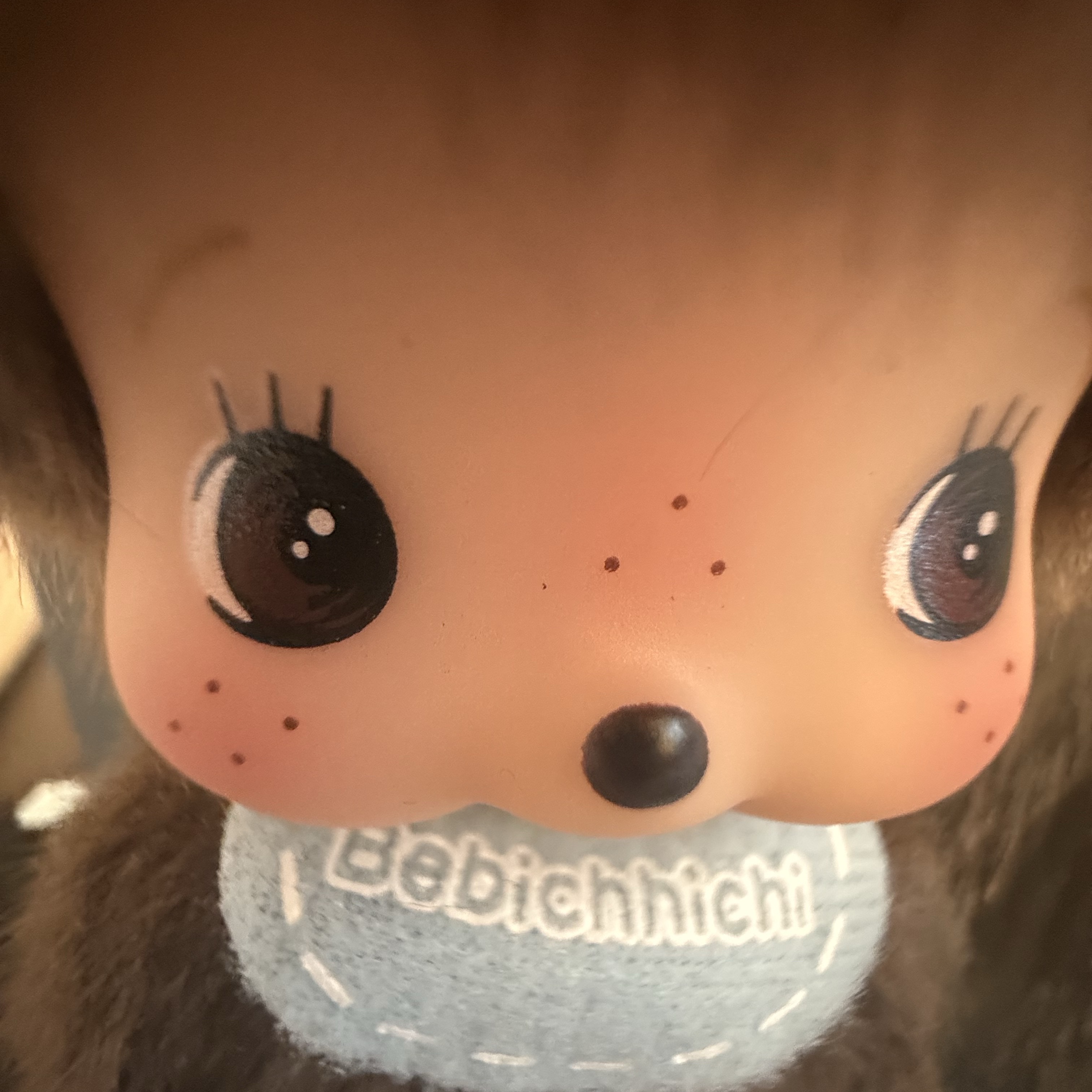 Monchhichi Big Head Bebichhichi SS Keychain Boy 착용 스타일 - 3