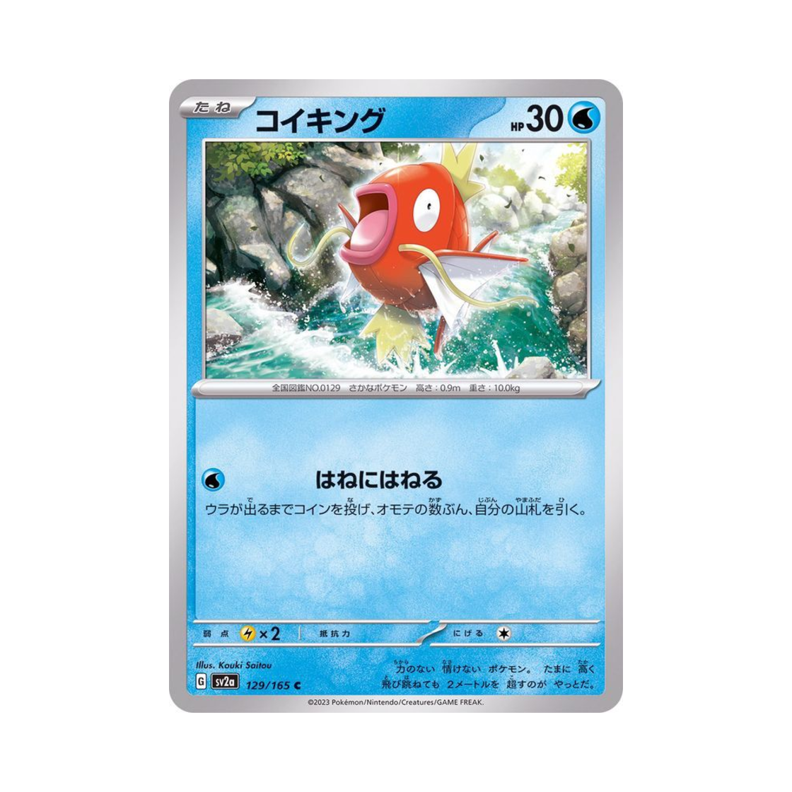 포켓몬 TCG 잉어킹 C 포켓몬 카드 151 (일어판)(Pokemon TCG Magikarp C Pokemon Card 151 (Japanese Ver.)) - 1
