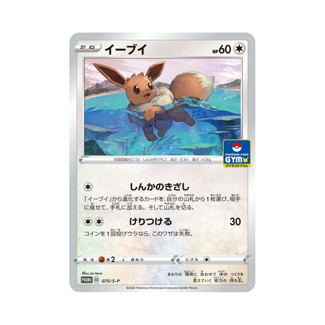 포켓몬 TCG 이브이 P 소드&실드 프로모 카드 (일어판)(Pokemon TCG Eevee P Sword & Shield Promos (Japanese Ver.)) - 1