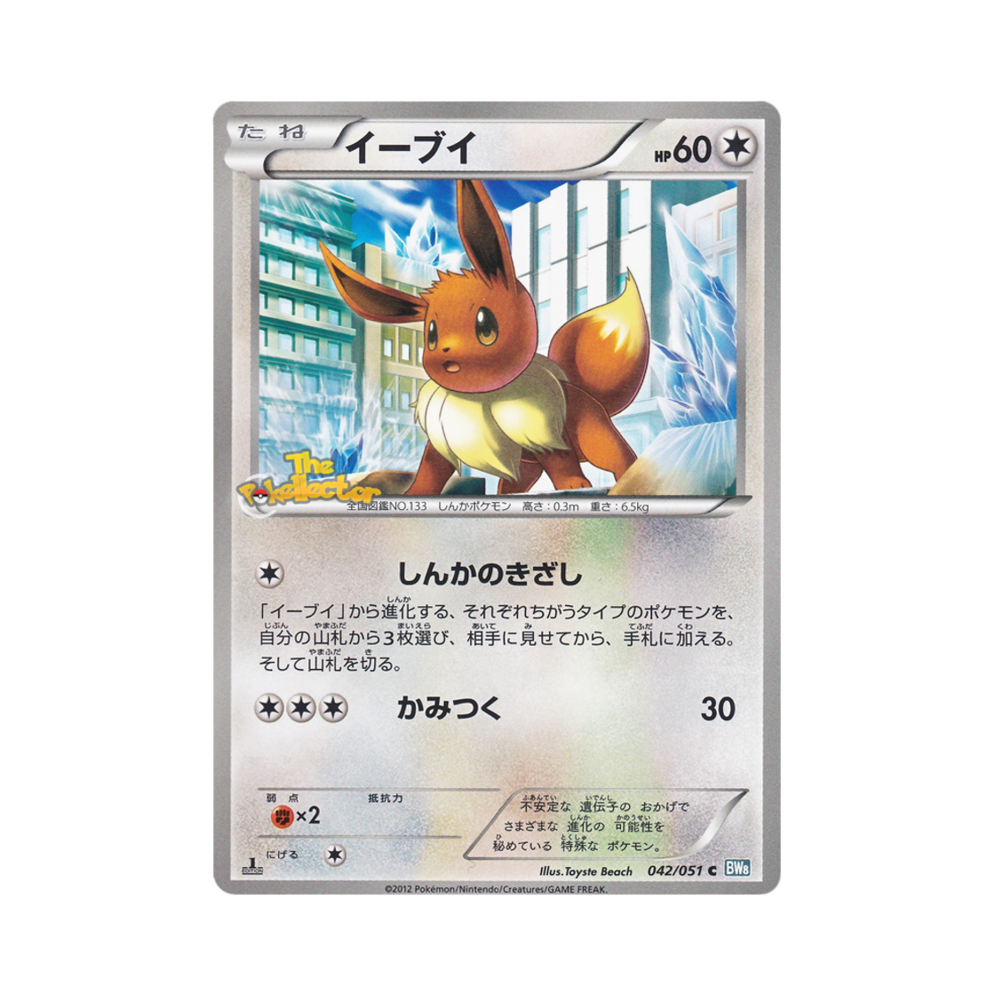 포켓몬 TCG 이브이 C 볼트너클 퍼스트 에디션 (일어판)(Pokemon TCG Eevee C Thunder Knuckle 1st Edition (Japanese Ver.)) - 1