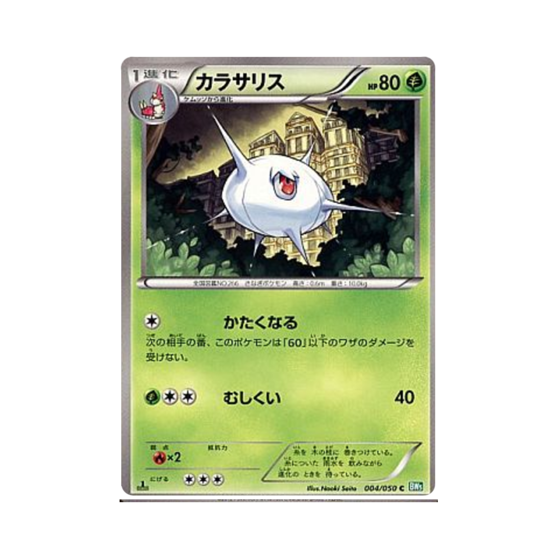 포켓몬 TCG 실쿤 C 드래곤 블라스트 퍼스트 에디션 (일어판)(Pokemon TCG Silcoon C Dragon Blast 1st Edition (Japanese Ver.)) - 1
